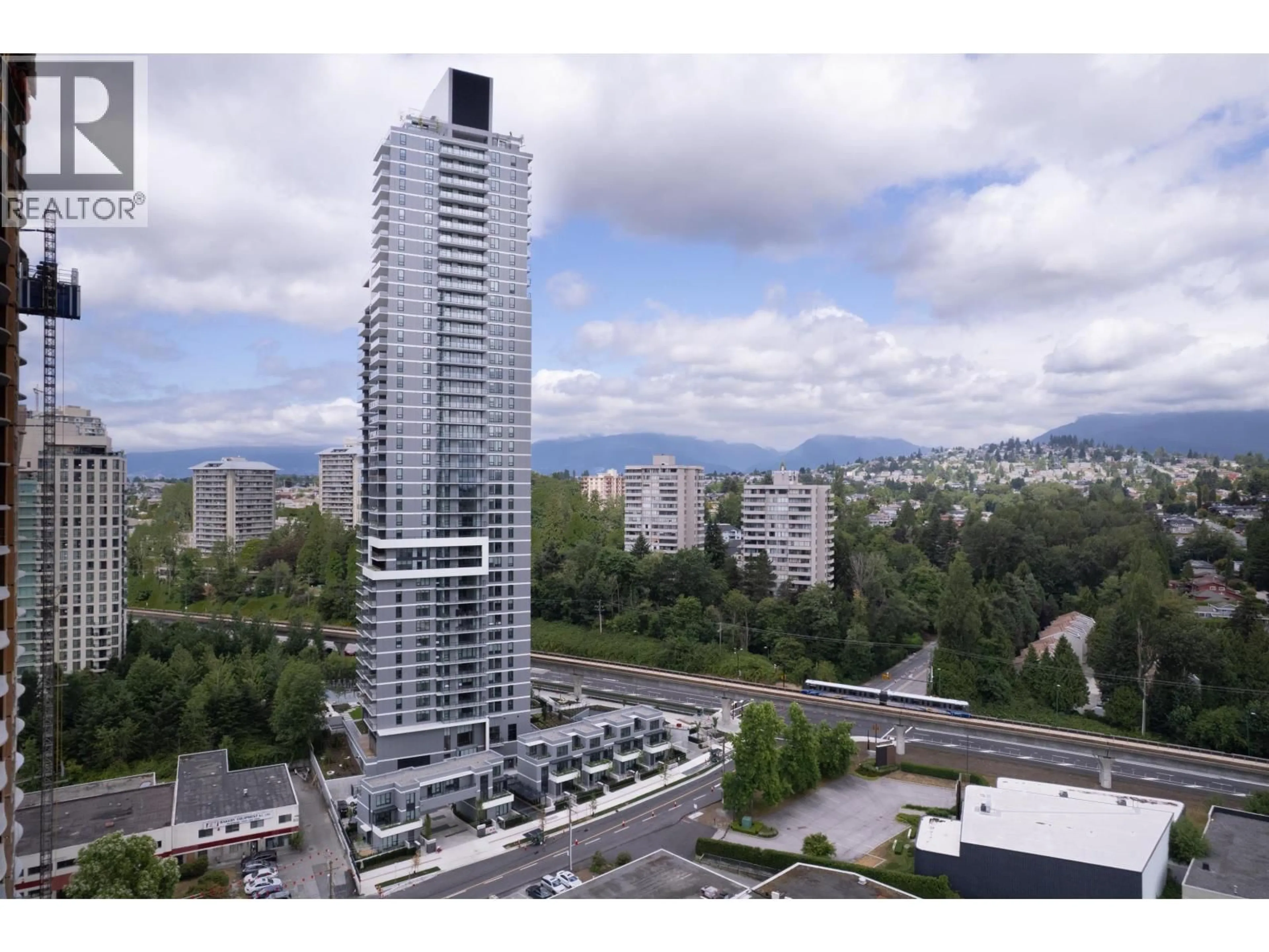 A pic from outside/outdoor area/front of a property/back of a property/a pic from drone, city buildings view from balcony for 806 - 2135 SPRINGER AVENUE, Burnaby British Columbia V5B3K4
