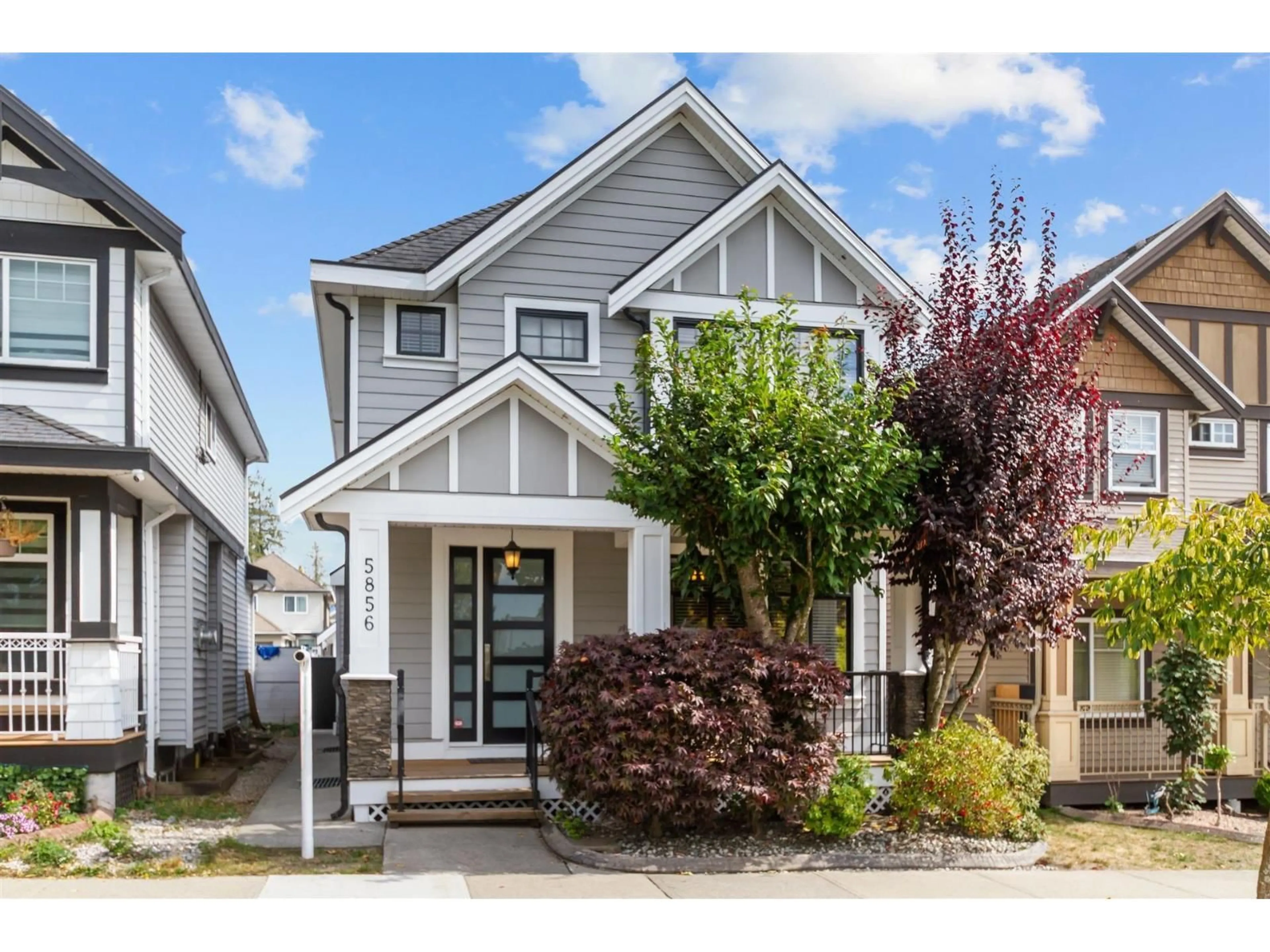 Home with vinyl exterior material, street for 5856 131ST STREET, Surrey British Columbia V3X0E4