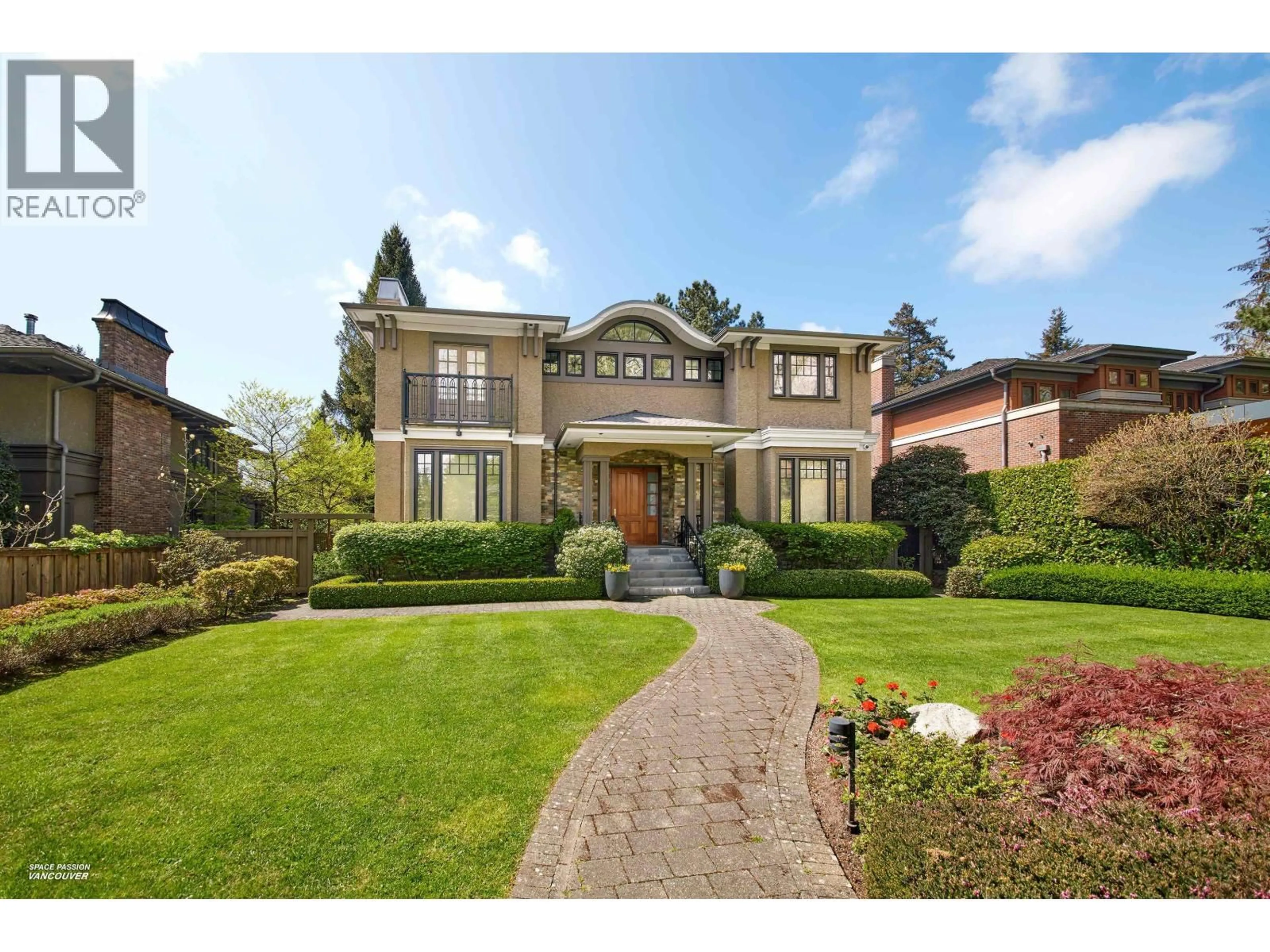 Home with brick exterior material, street for 5961 CHURCHILL STREET, Vancouver British Columbia V6M3H4