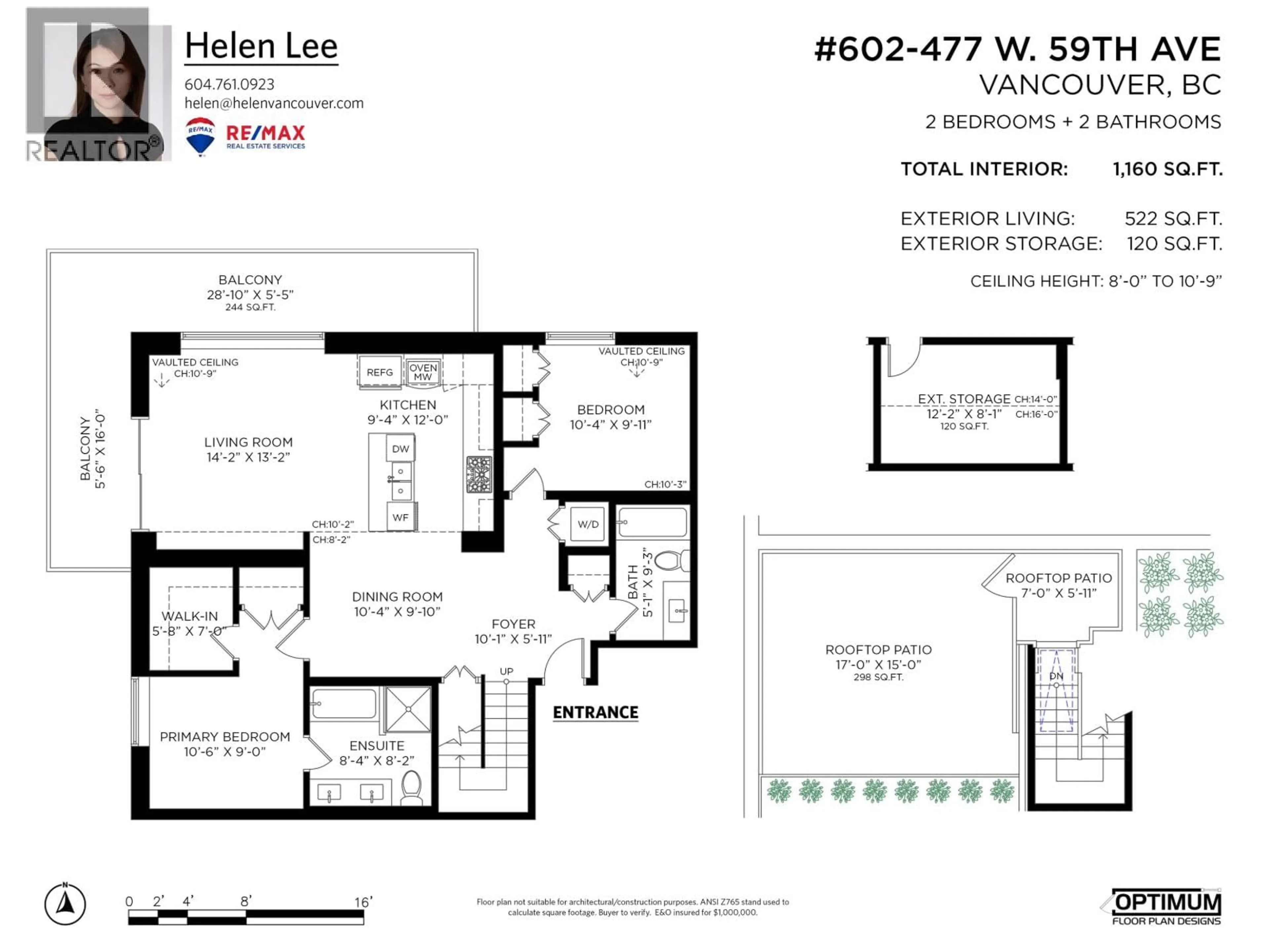 Floor plan for 602 - 477 59TH AVENUE, Vancouver British Columbia V5X1X4