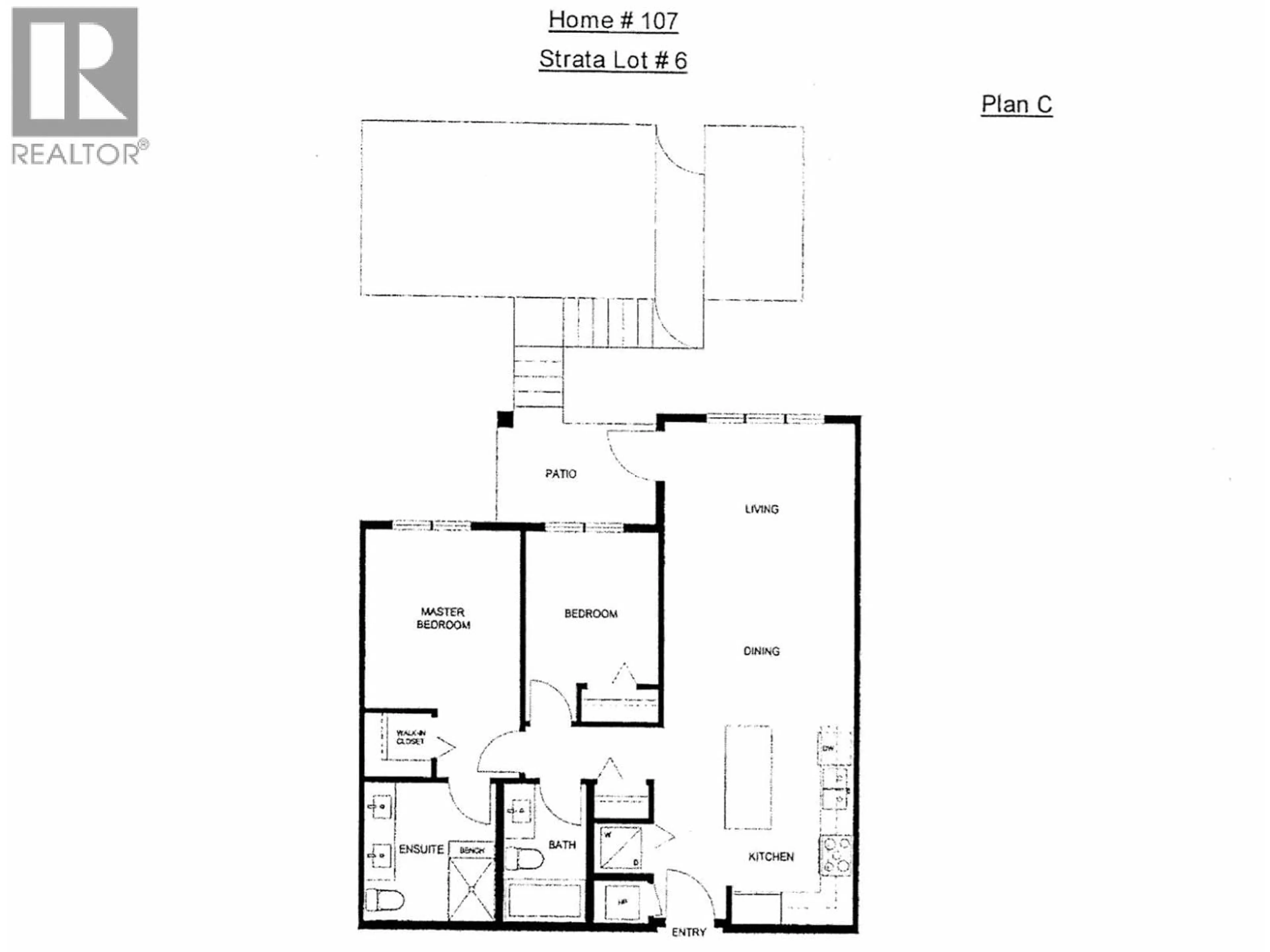 Floor plan for 107 - 9500 TOMICKI AVENUE, Richmond British Columbia V6X0R9