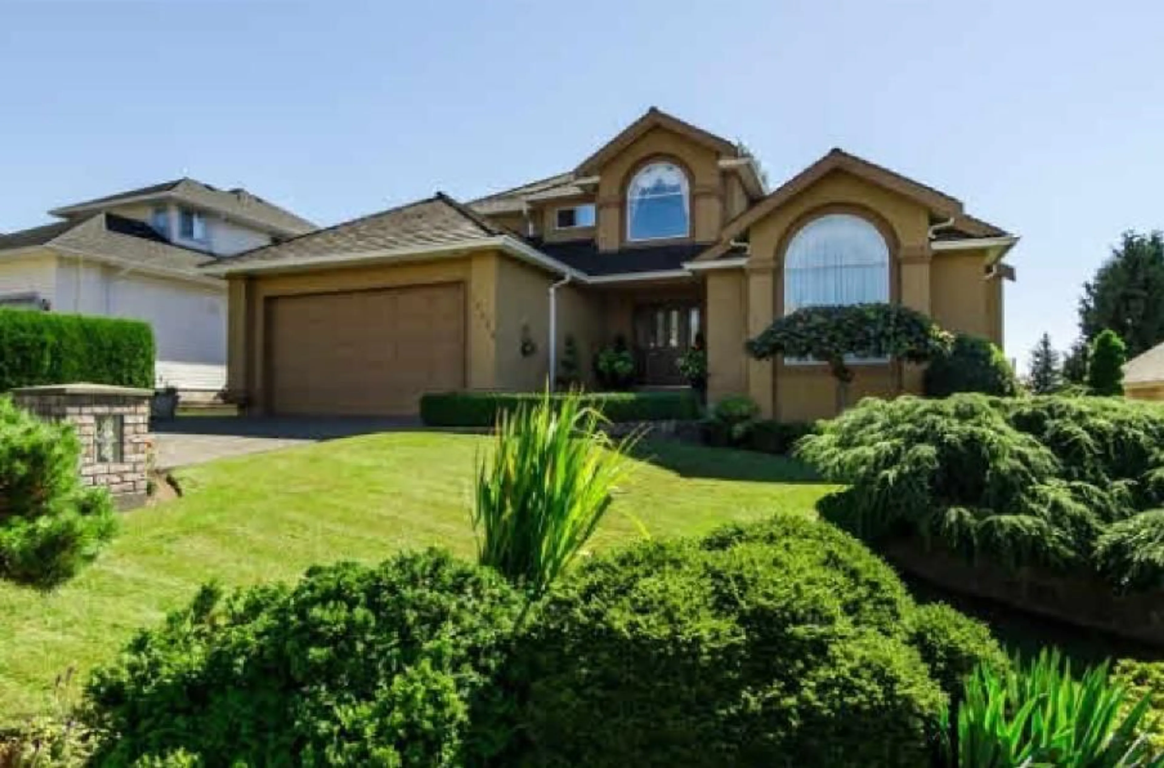 Home with vinyl exterior material, street for 15390 80A AVENUE, Surrey British Columbia V3S7X7