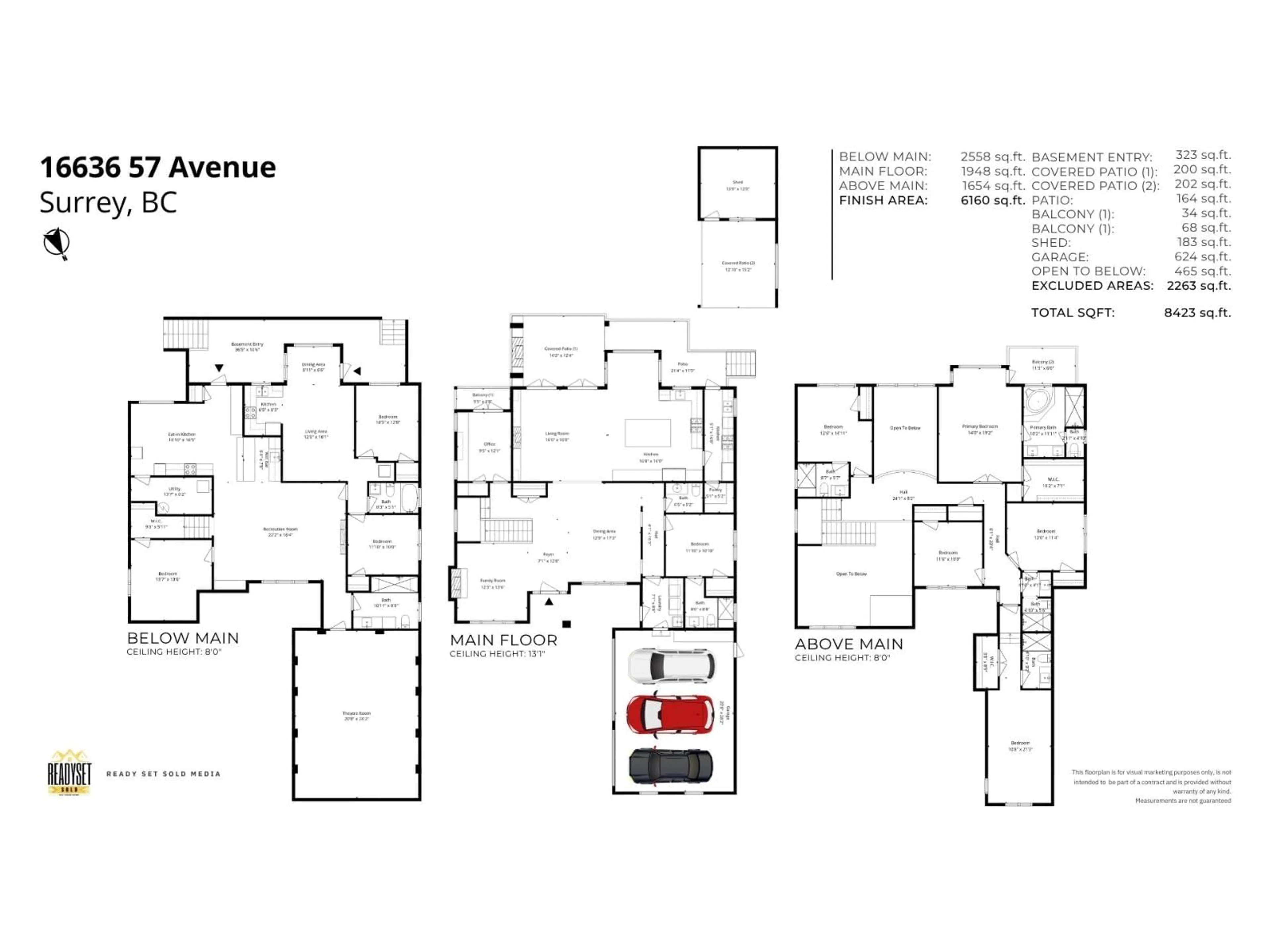 Floor plan for 16636 57 AVENUE, Surrey British Columbia V3S2L7