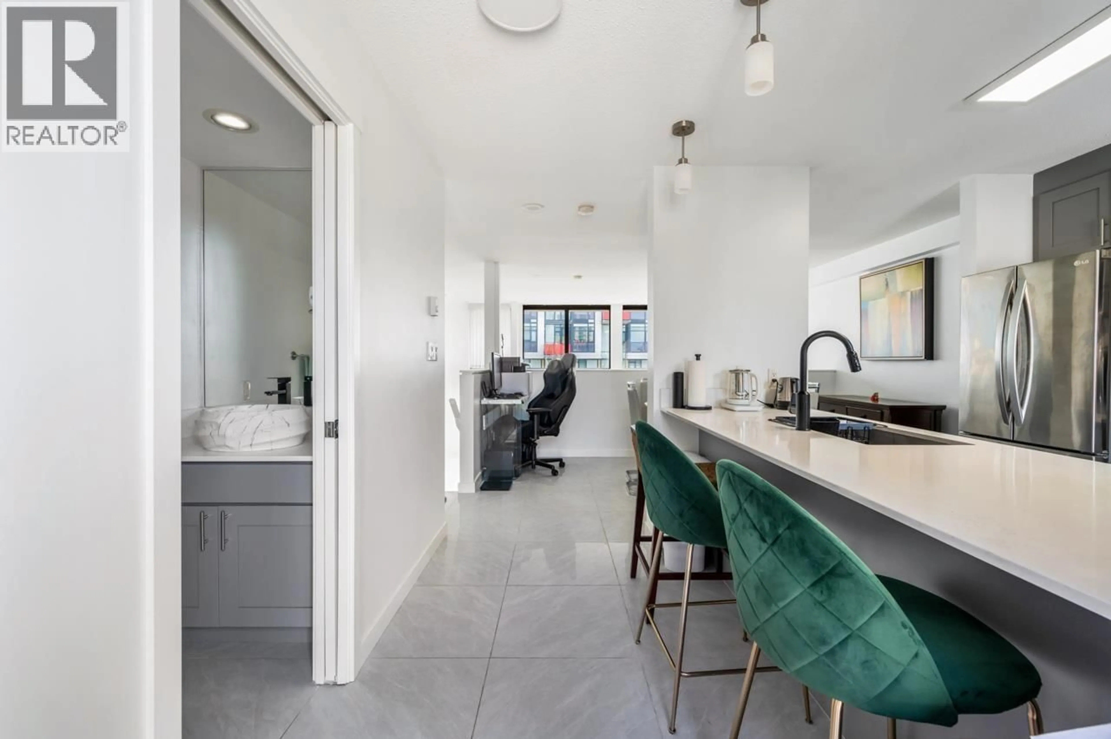 Open concept kitchen, ceramic/tile floor for 6 - 7911 ACKROYD ROAD, Richmond British Columbia V6X4L6