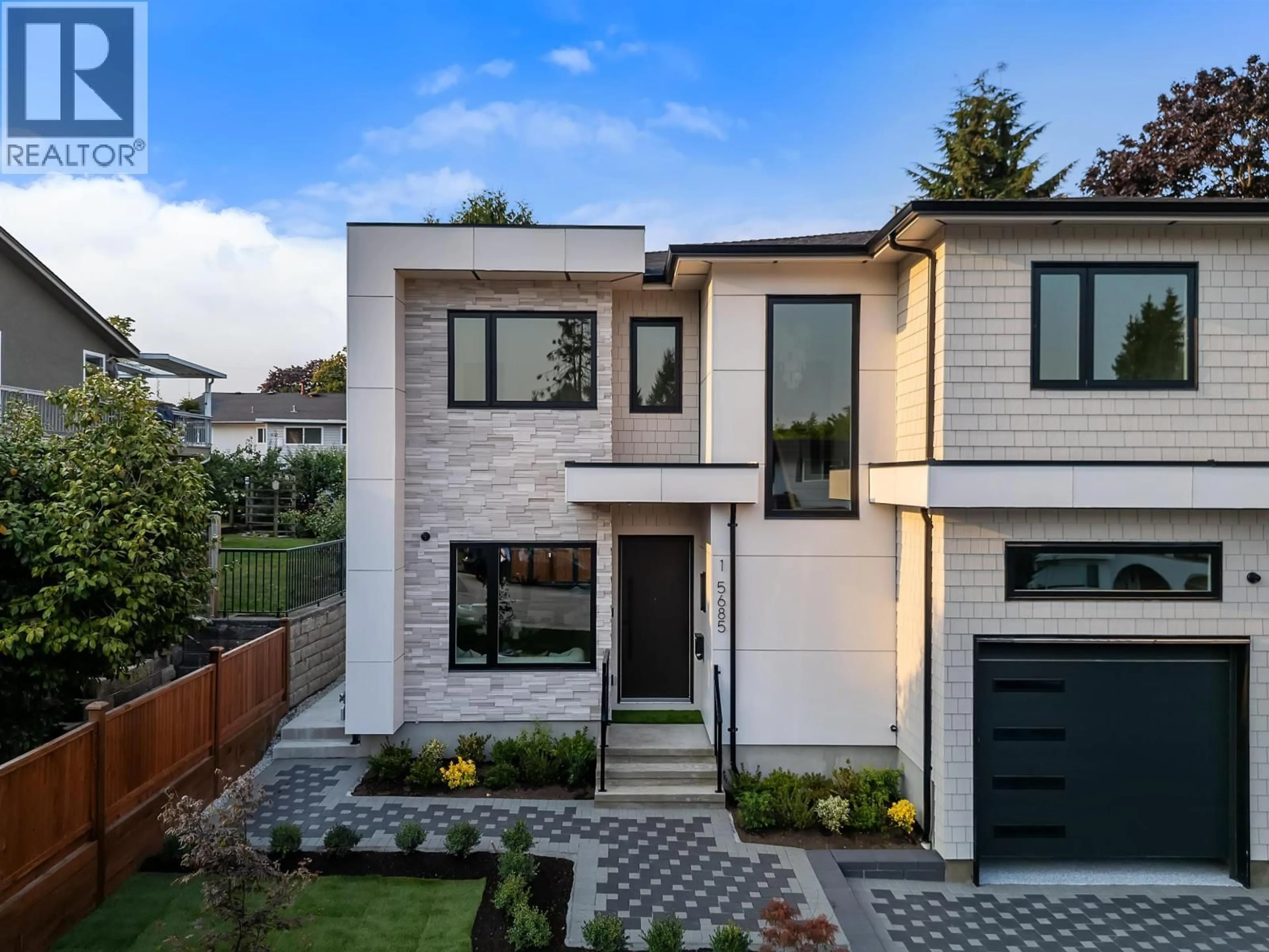 Home with brick exterior material, street for 1 - 5685 FOREST STREET, Burnaby British Columbia V5G1X5
