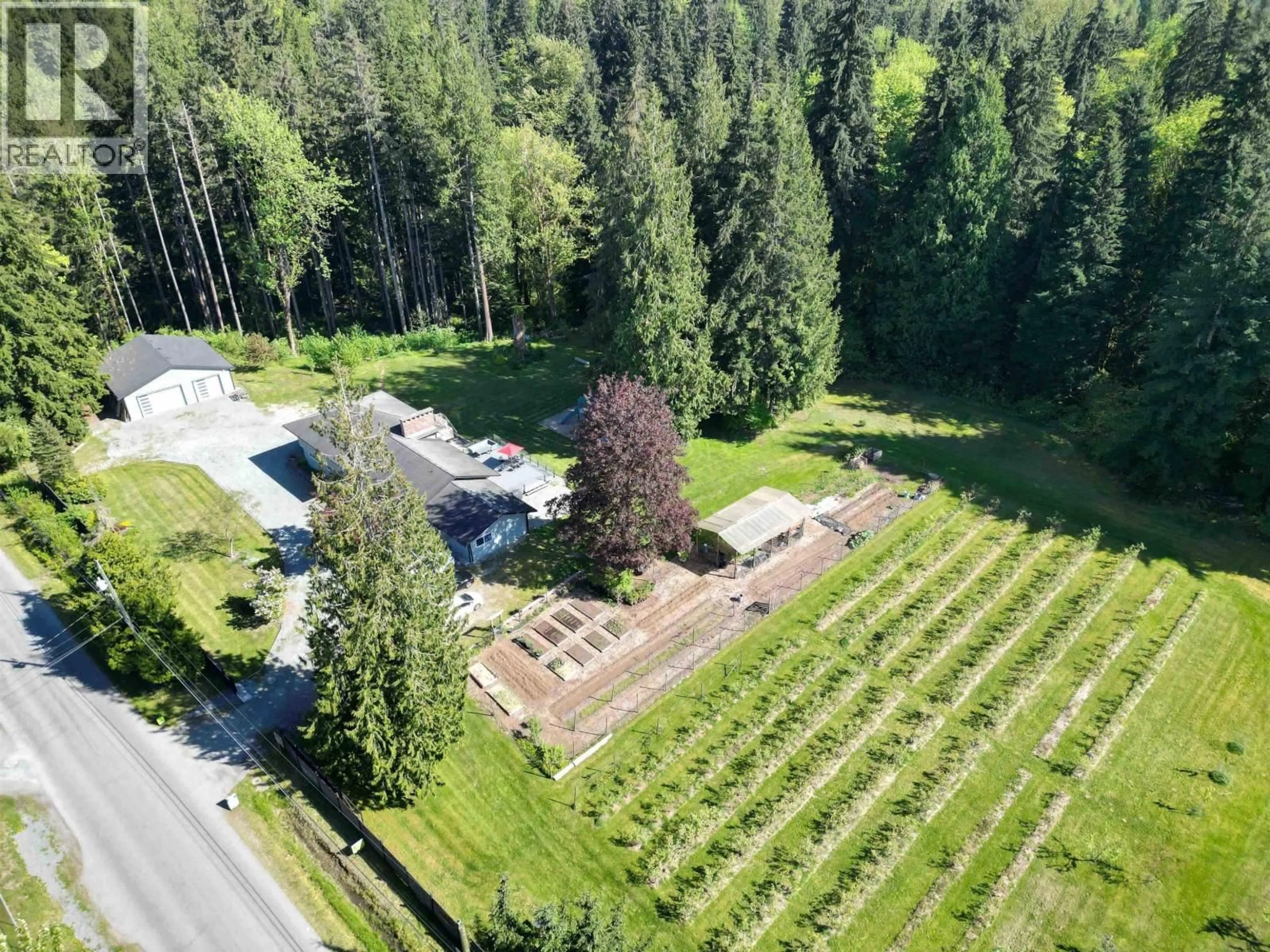 A pic from outside/outdoor area/front of a property/back of a property/a pic from drone, forest/trees view for 25908 124 AVENUE, Maple Ridge British Columbia V4R1B8