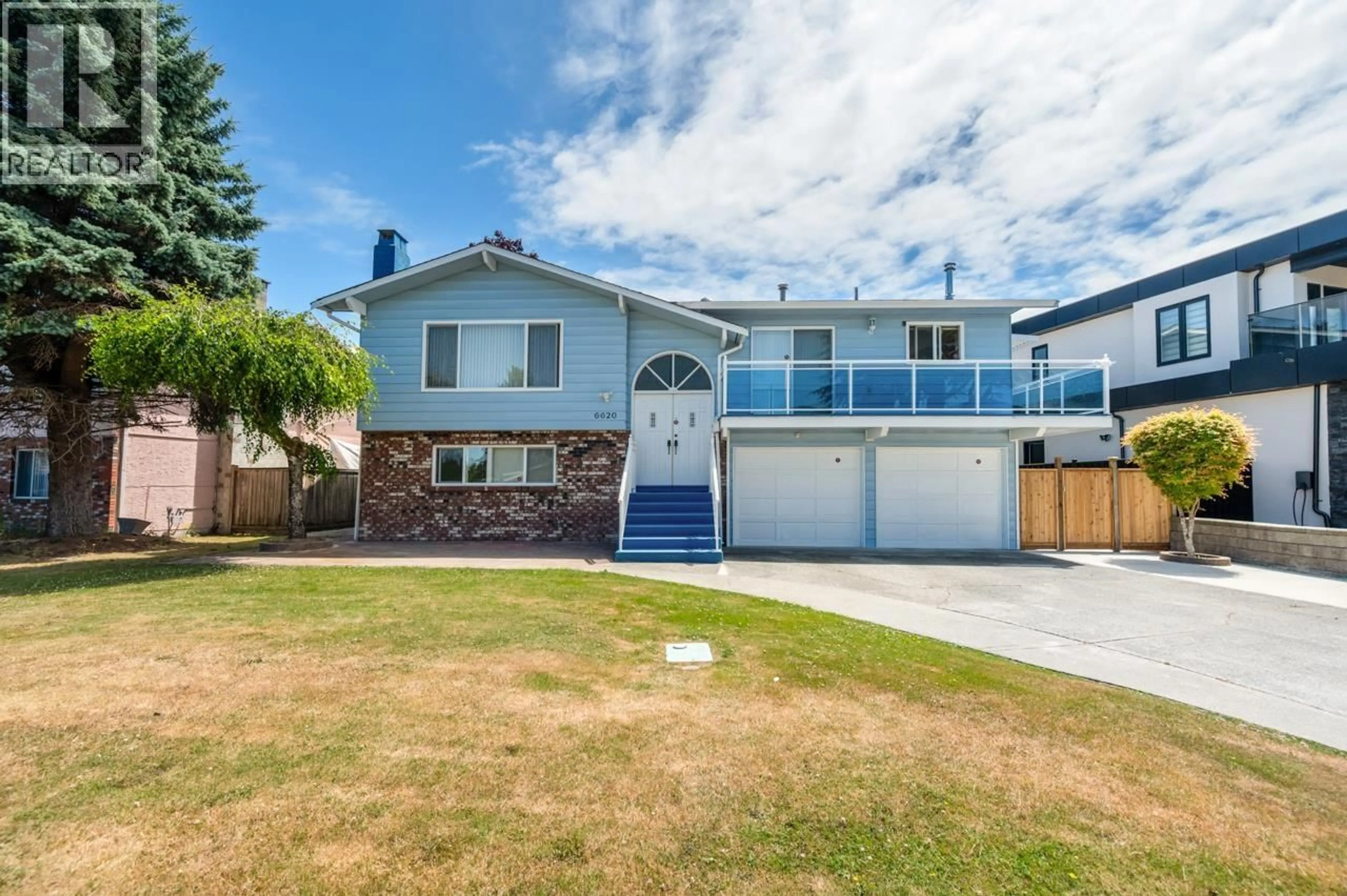 Home with vinyl exterior material, street for 6620 GAINSBOROUGH DRIVE, Richmond British Columbia V7E3Z3