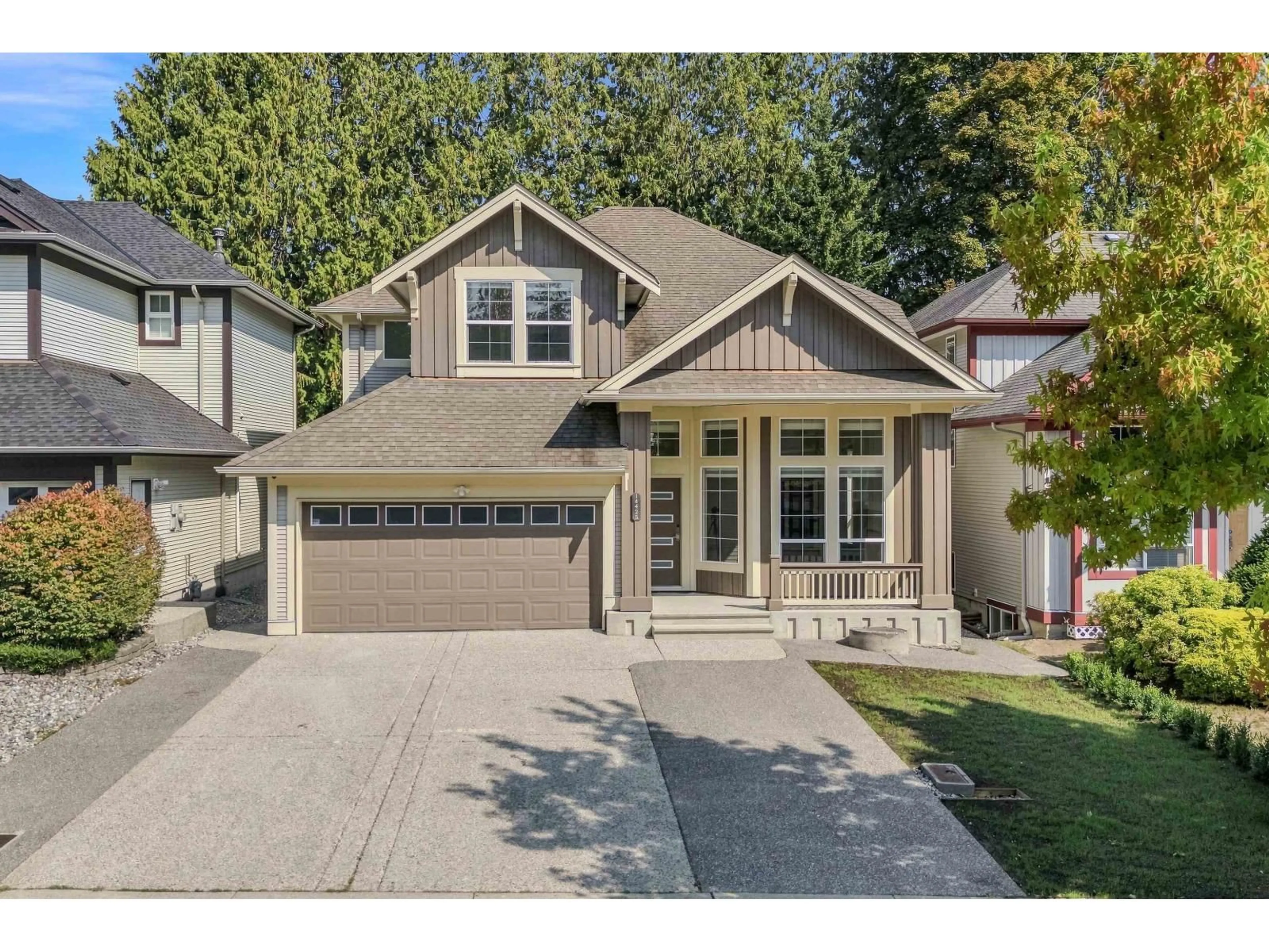 Home with vinyl exterior material, street for 14425 58TH AVENUE, Surrey British Columbia V3S1Y3