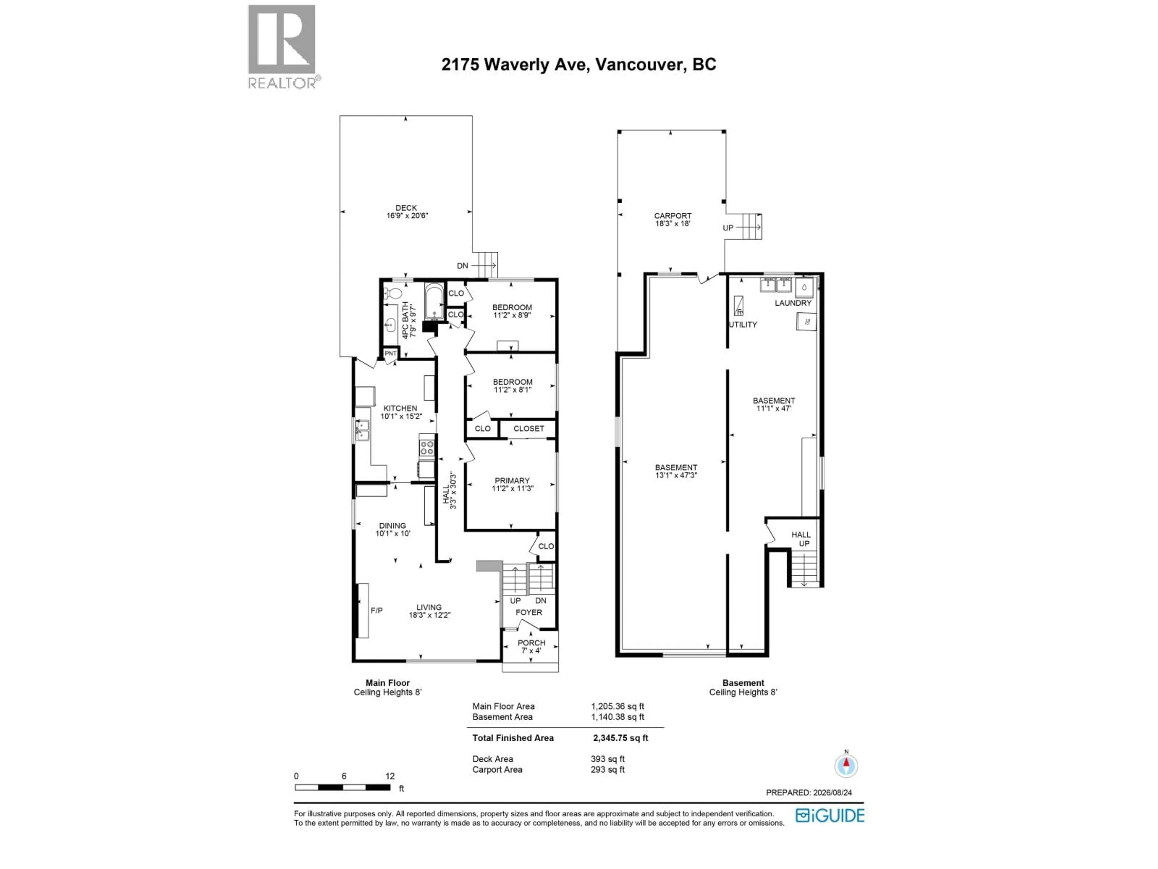 Floor plan for 2175 WAVERLEY AVENUE, Vancouver British Columbia V5P1R4