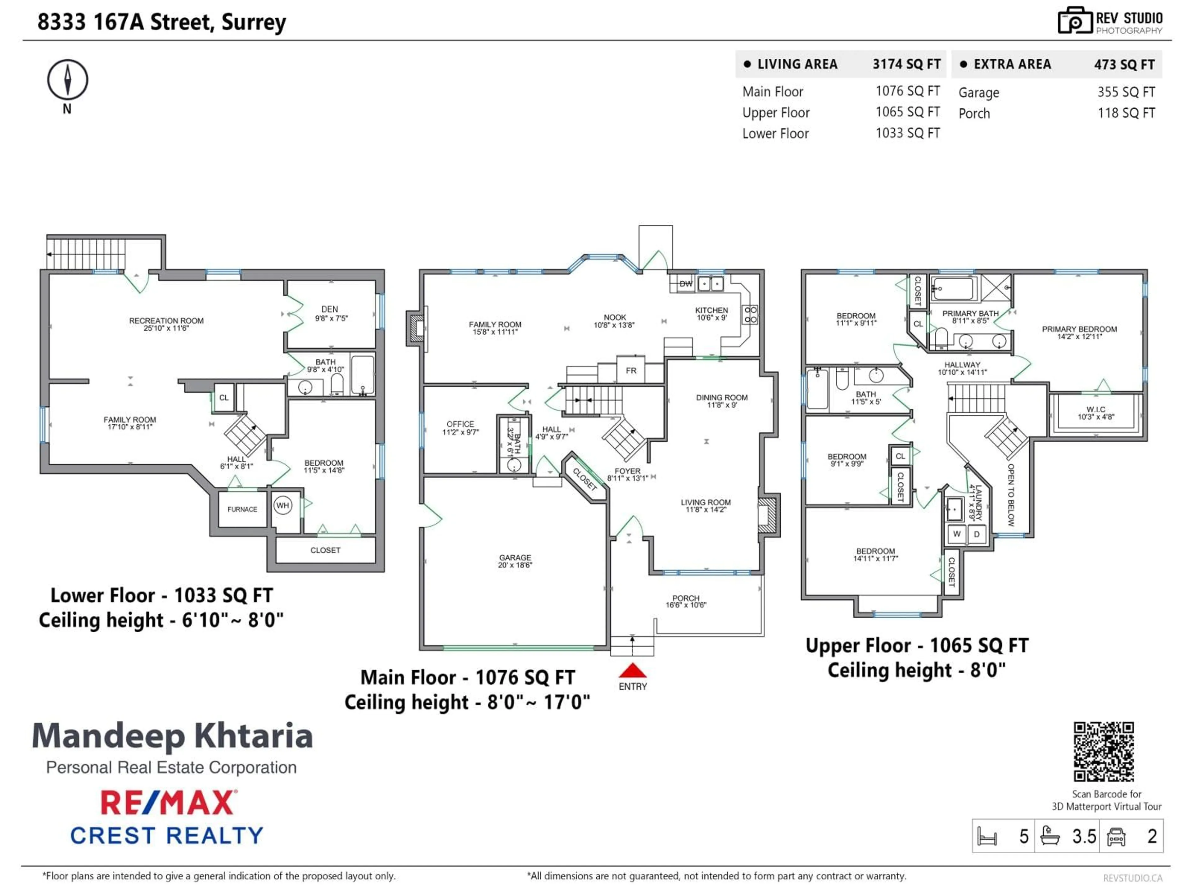 Floor plan for 8333 167A STREET, Surrey British Columbia V4N5E7