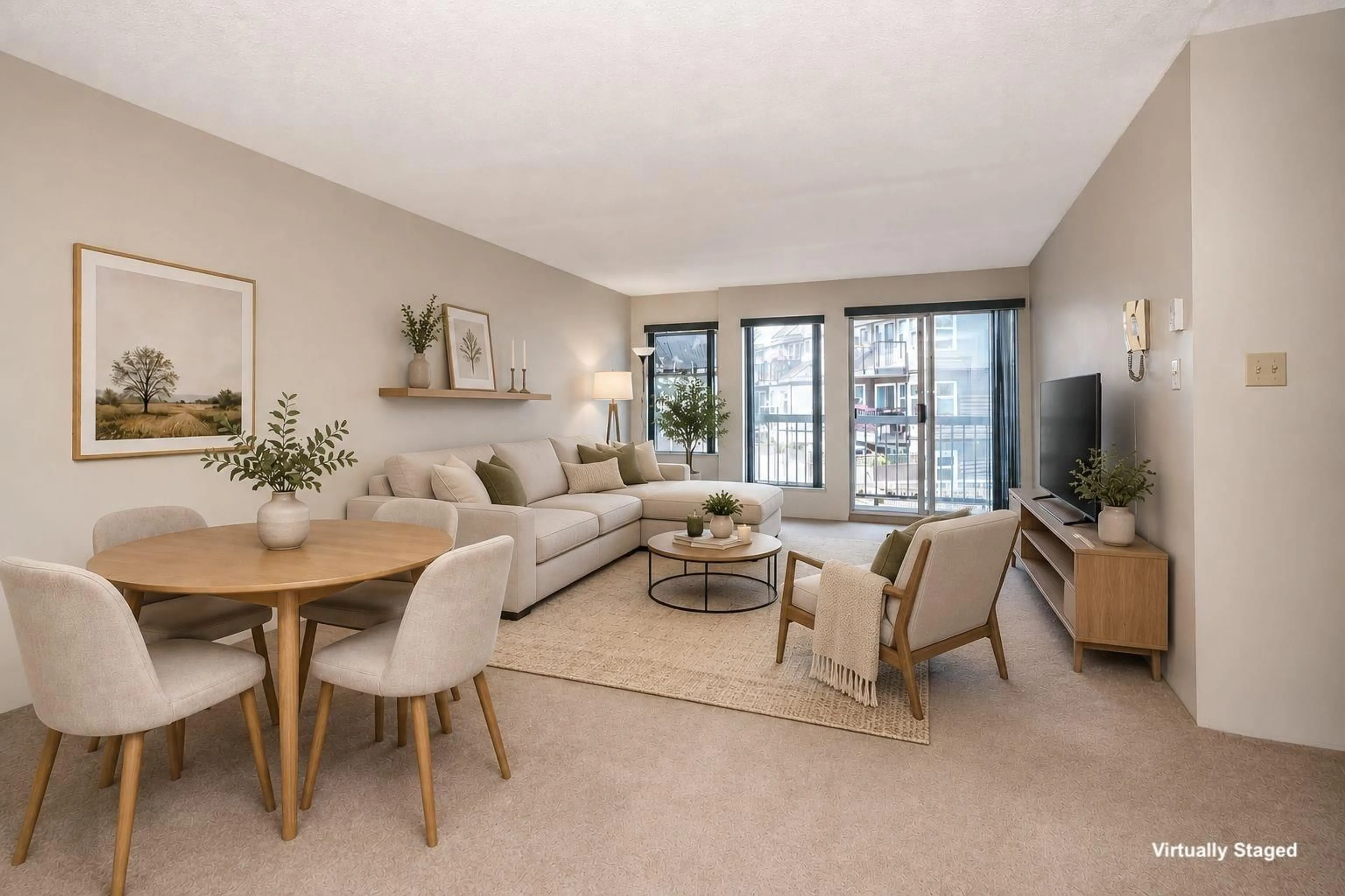 Living room with furniture, unknown for 210 - 1860 SOUTHMERE CRESCENT EAST, Surrey British Columbia V4A6Y7