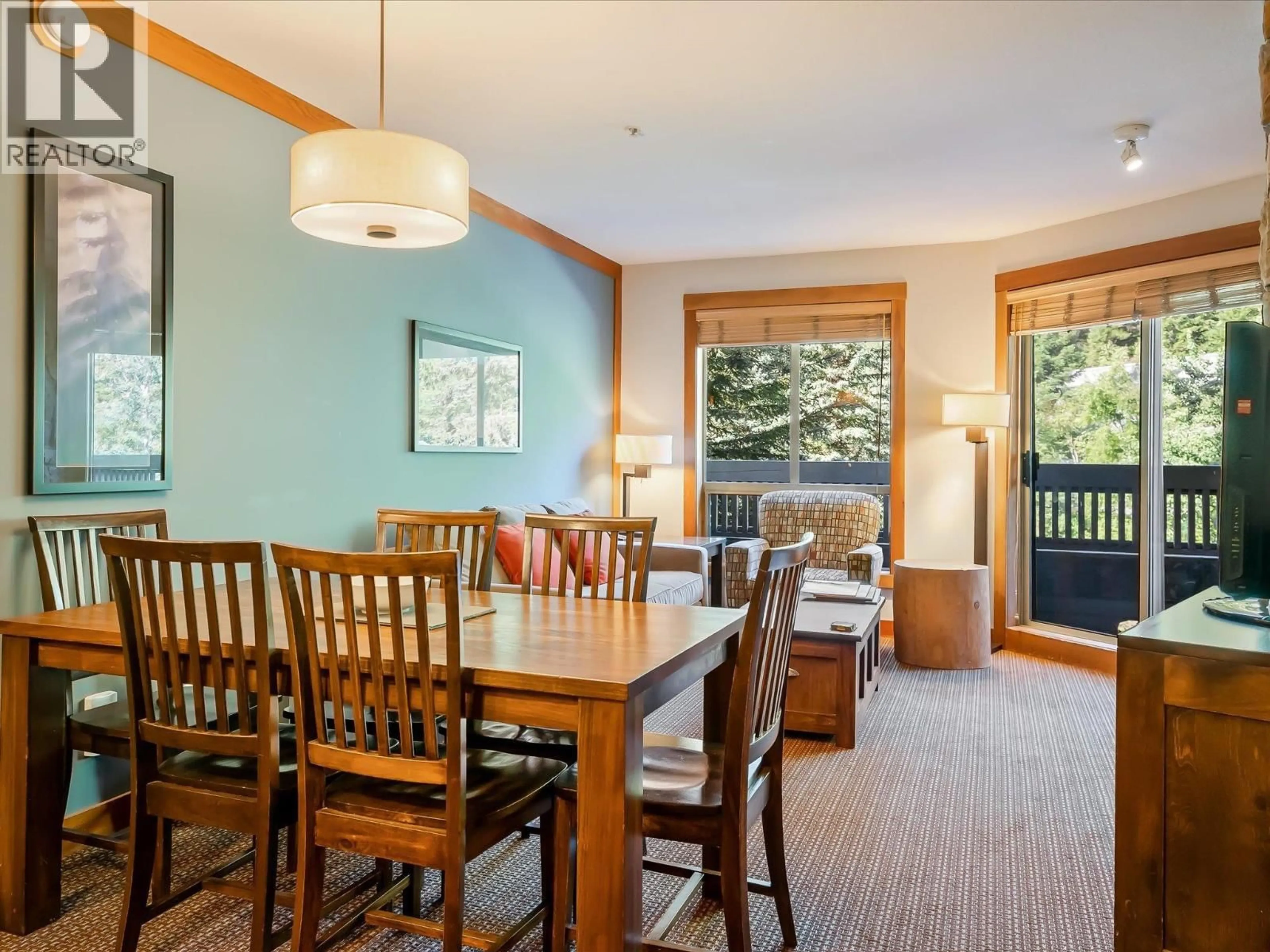 Dining room, wood/laminate floor for 216A - 2036 LONDON LANE, Whistler British Columbia V8E0N7