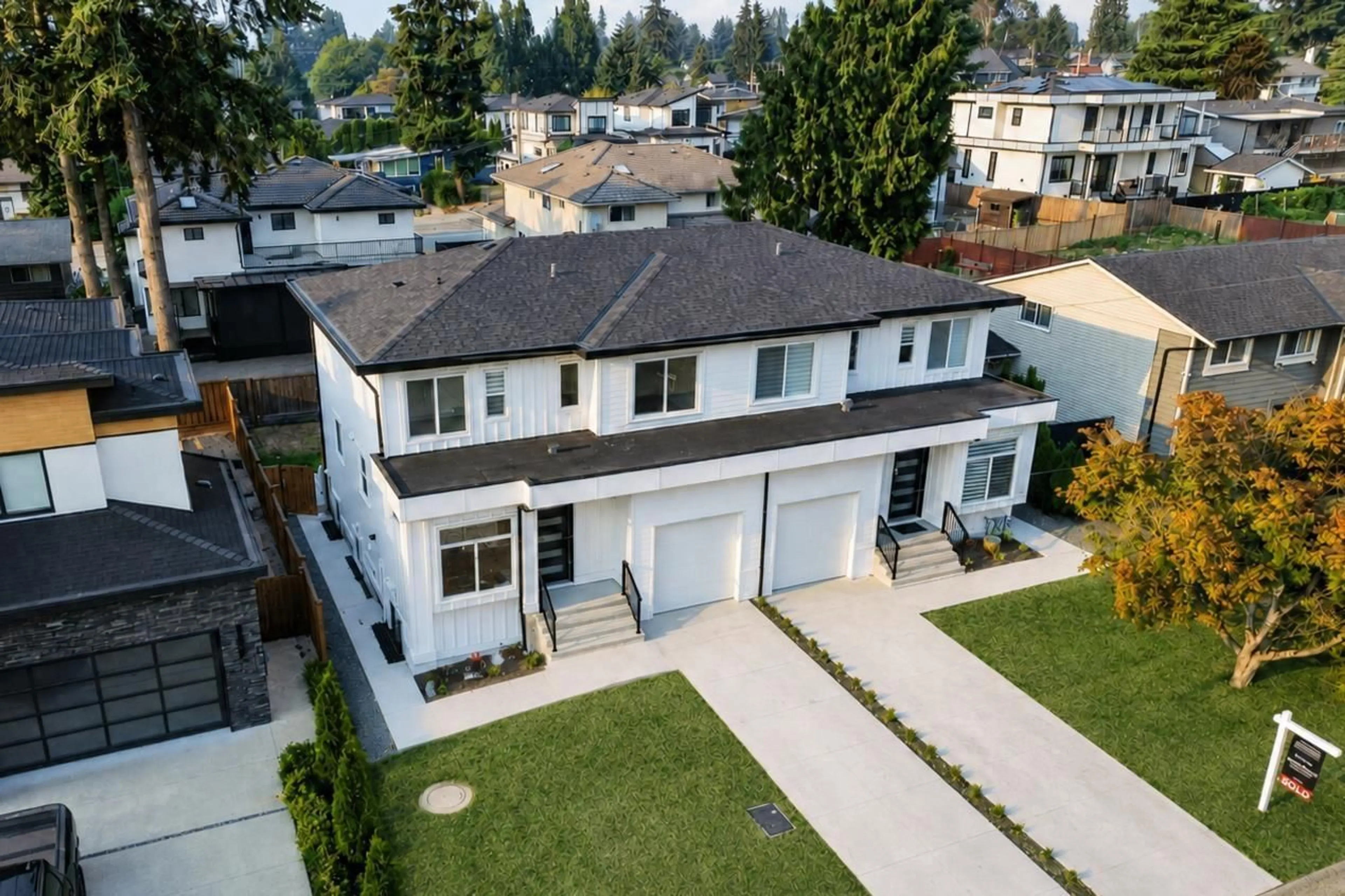 A pic from outside/outdoor area/front of a property/back of a property/a pic from drone, street for 11397 85A AVENUE, Delta British Columbia V4C2V4