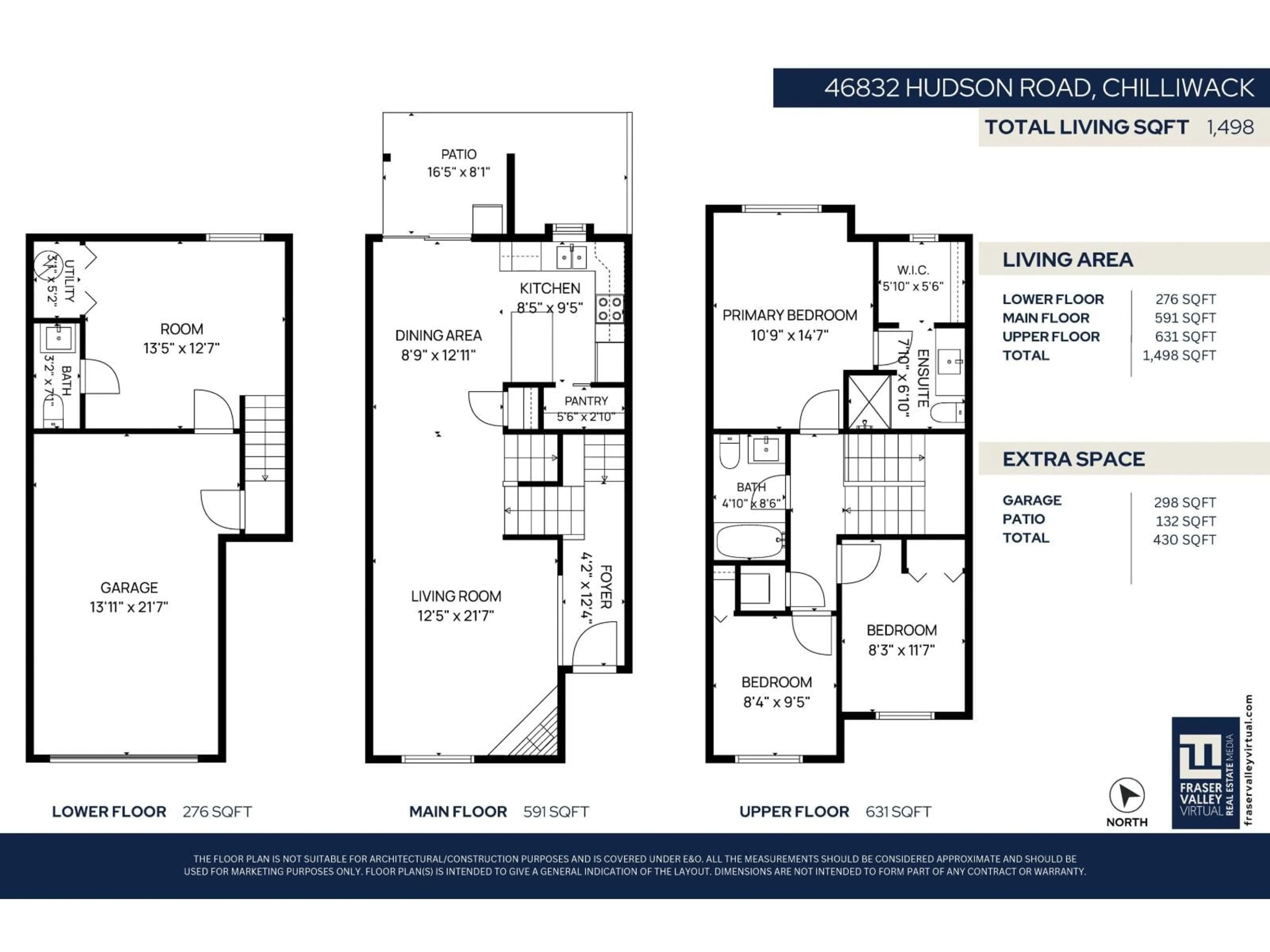 Floor plan for 6 - 46832 HUDSON ROAD, Chilliwack British Columbia V2R0L9
