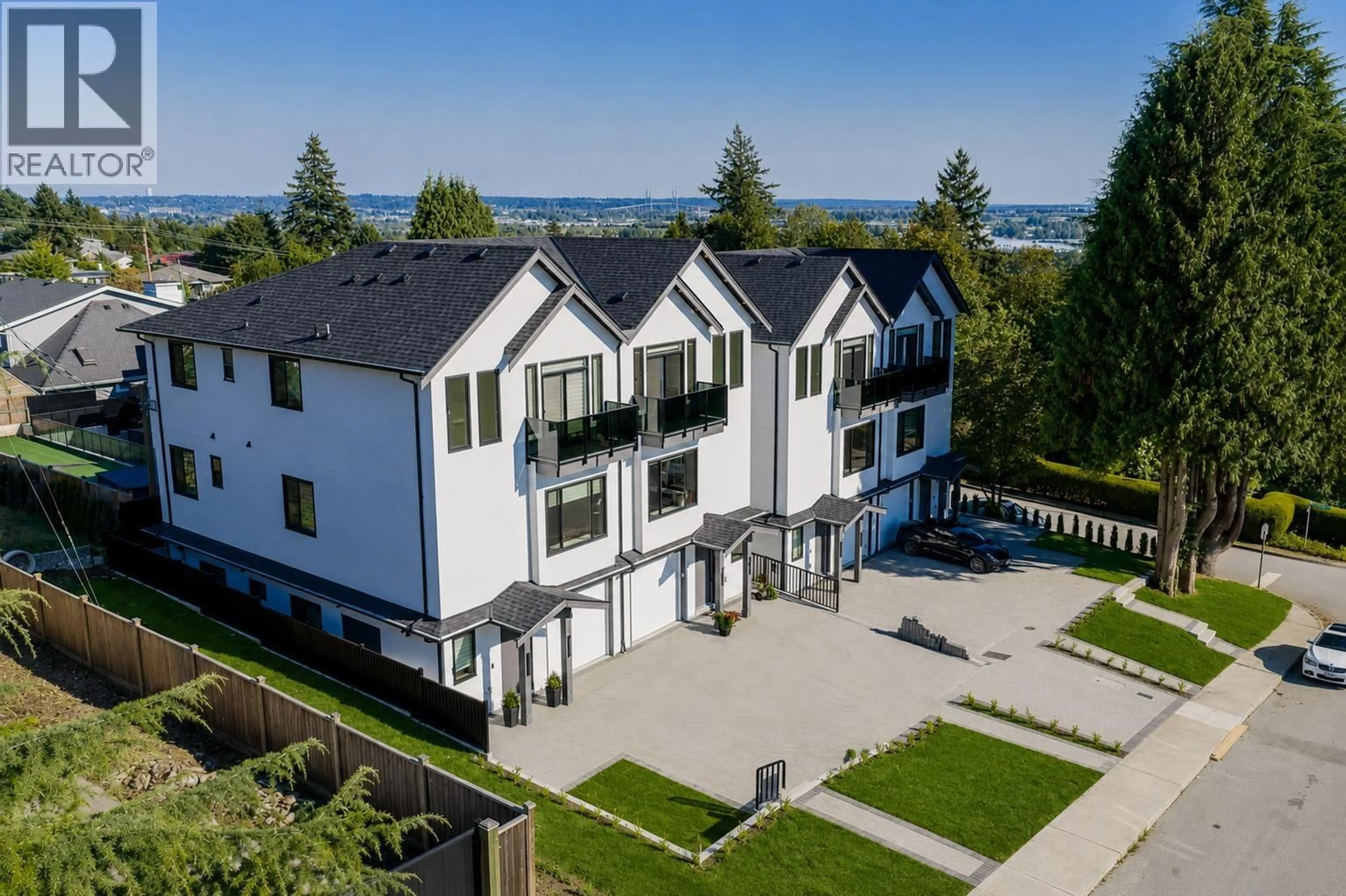 A pic from outside/outdoor area/front of a property/back of a property/a pic from drone, unknown for 3 - 7990 BRADLEY AVENUE, Burnaby British Columbia V5J0K5