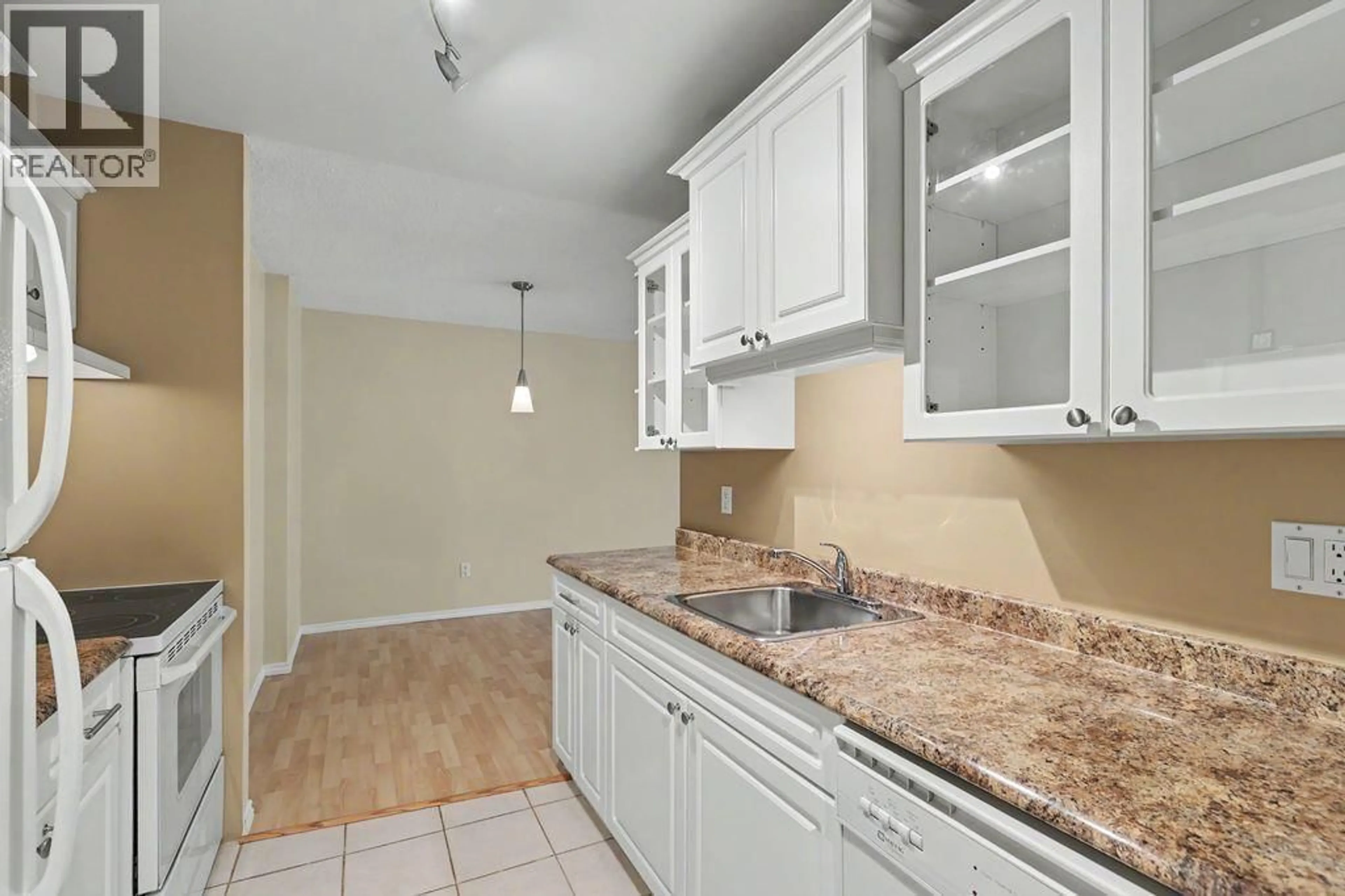 Standard kitchen, ceramic/tile floor for 404 - 1210 PACIFIC STREET, Coquitlam British Columbia V3B6K3