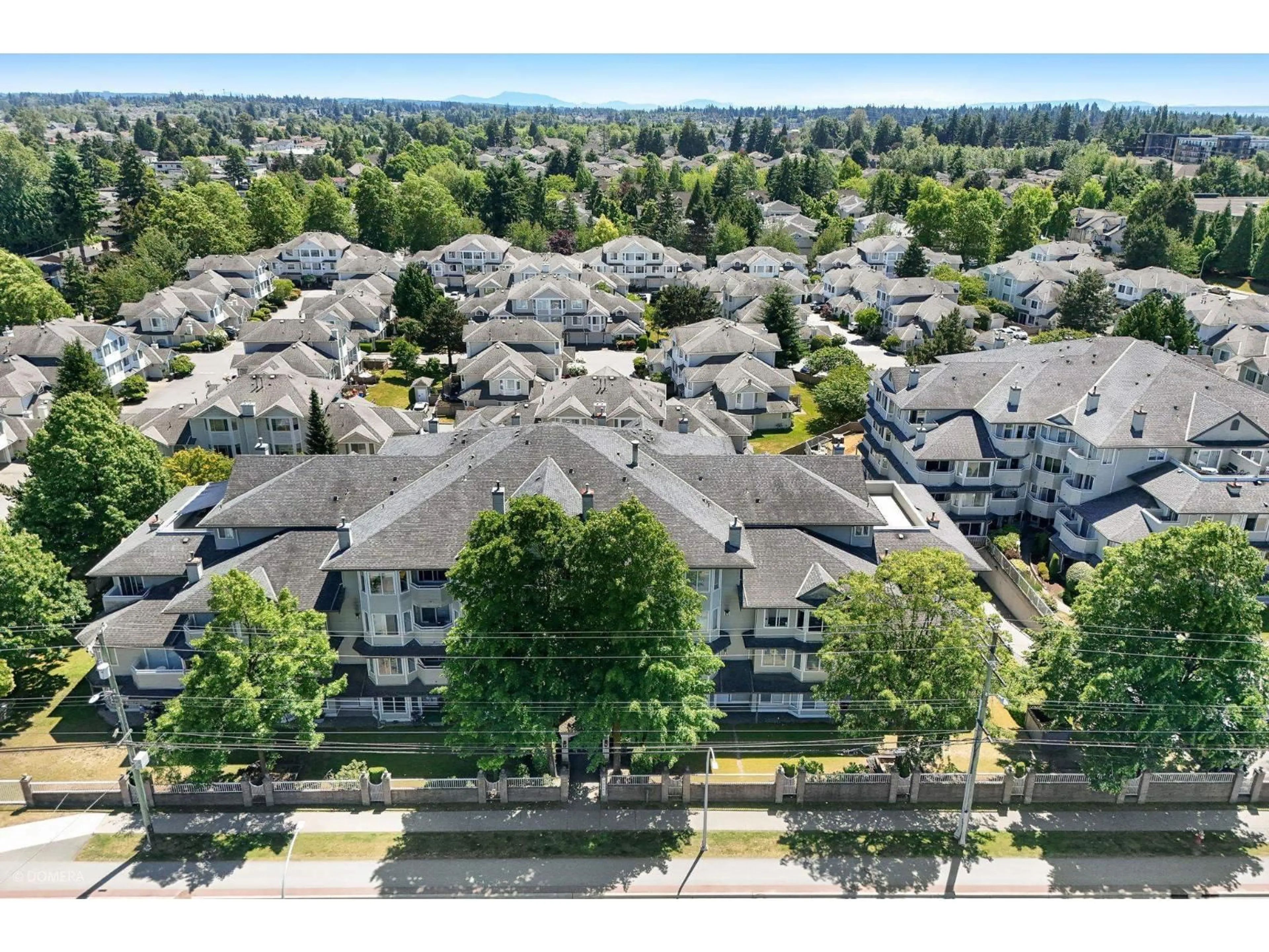 A pic from outside/outdoor area/front of a property/back of a property/a pic from drone, city buildings view from balcony for 406 - 12160 80 AVENUE, Surrey British Columbia V3W0V3