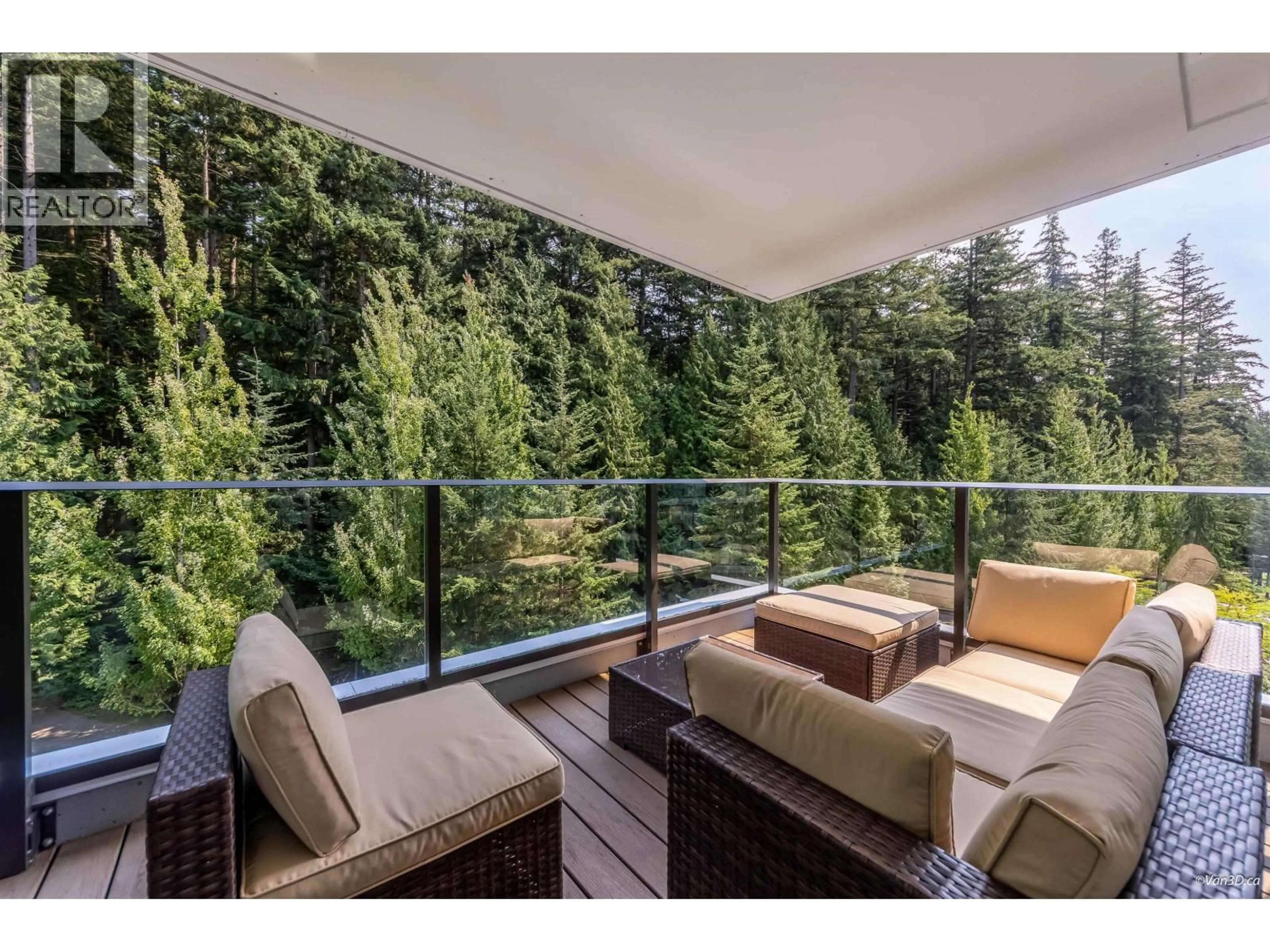 Patio, forest/trees view for 508 - 5629 BIRNEY AVENUE, Vancouver British Columbia V6S0L5