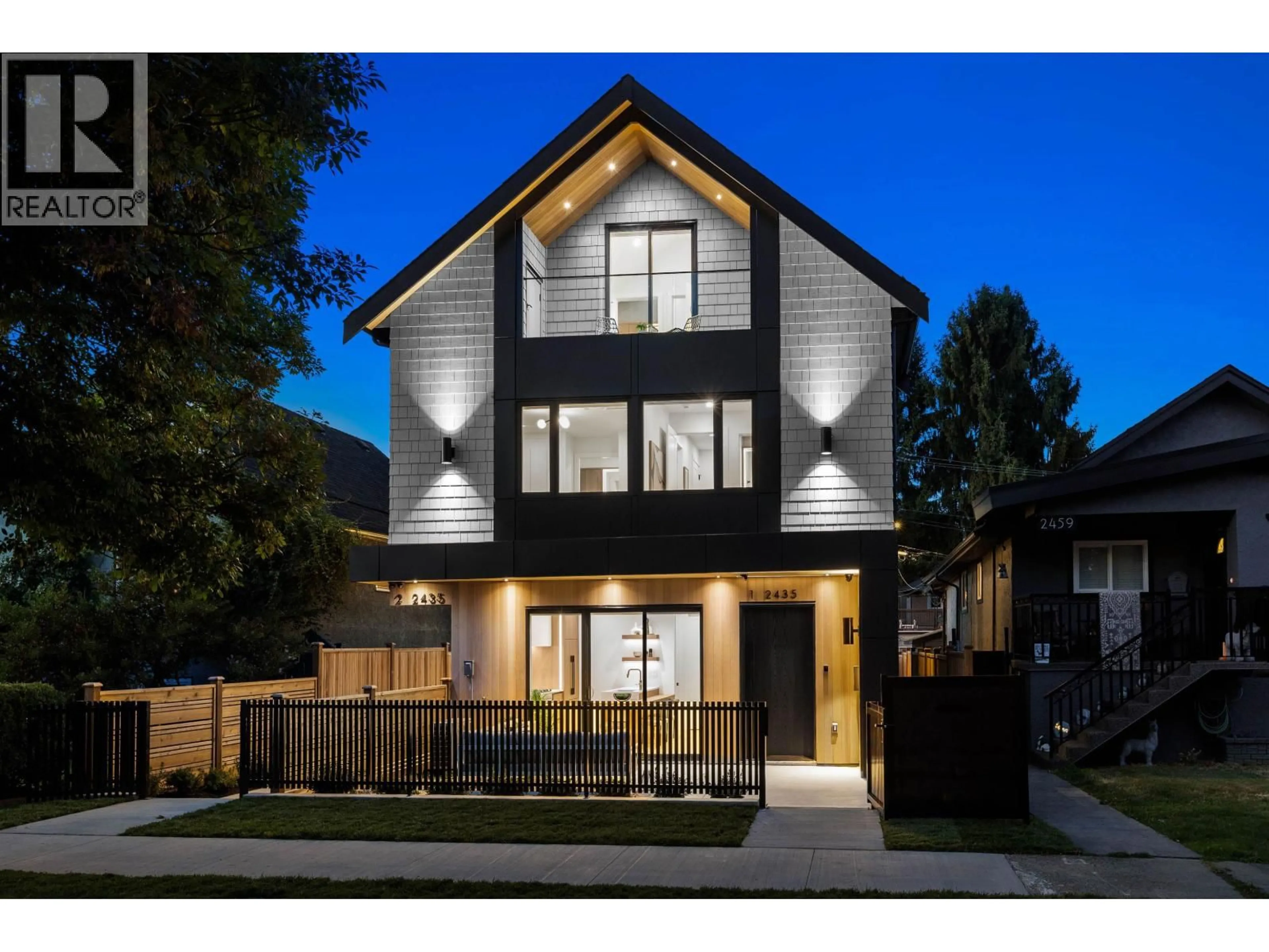 Home with brick exterior material, street for 1 - 2435 NAPIER STREET, Vancouver British Columbia V5K2W2