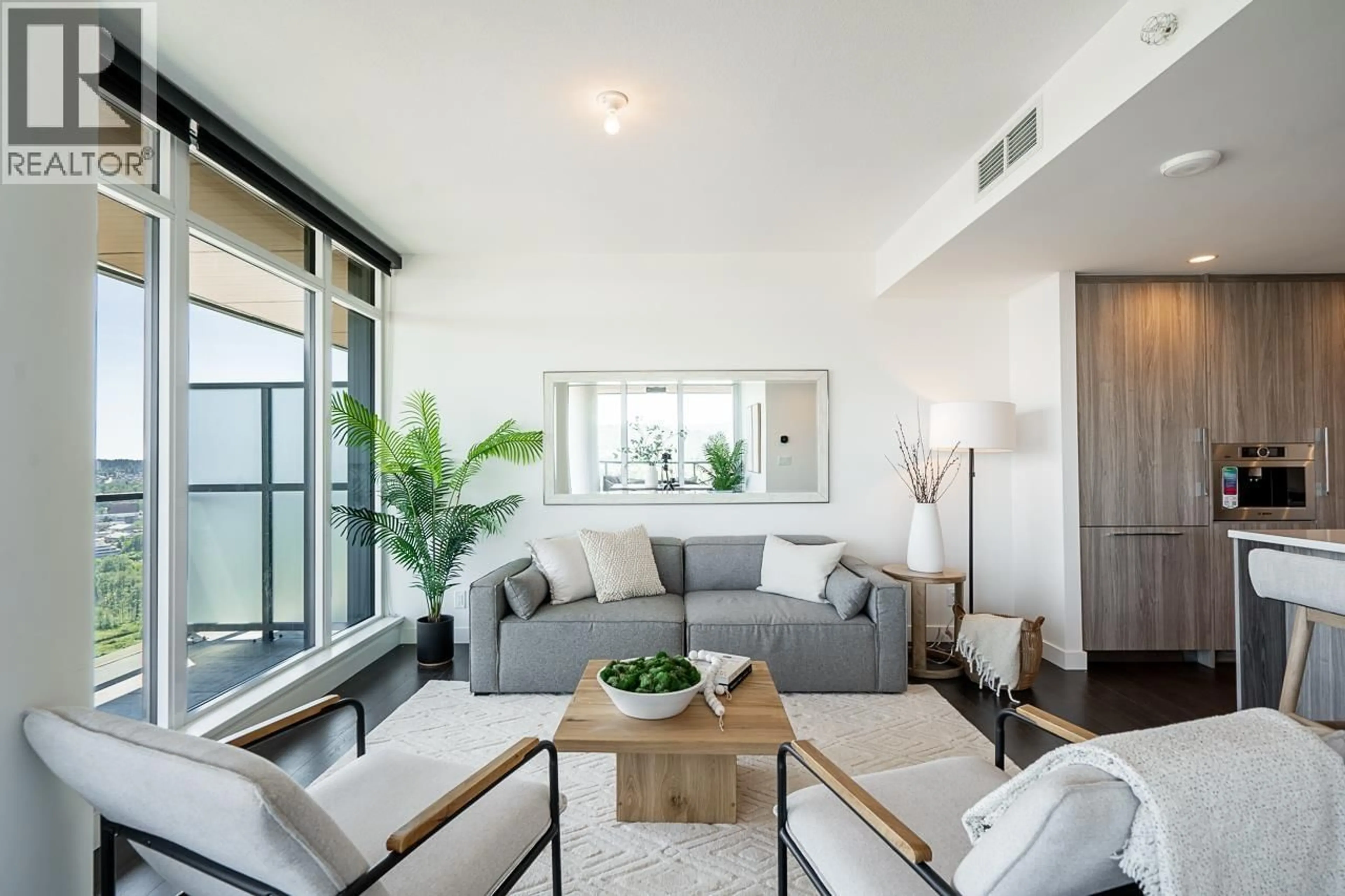 Living room with furniture, unknown for 3907 - 4890 LOUGHEED HIGHWAY, Burnaby British Columbia V5C0N2