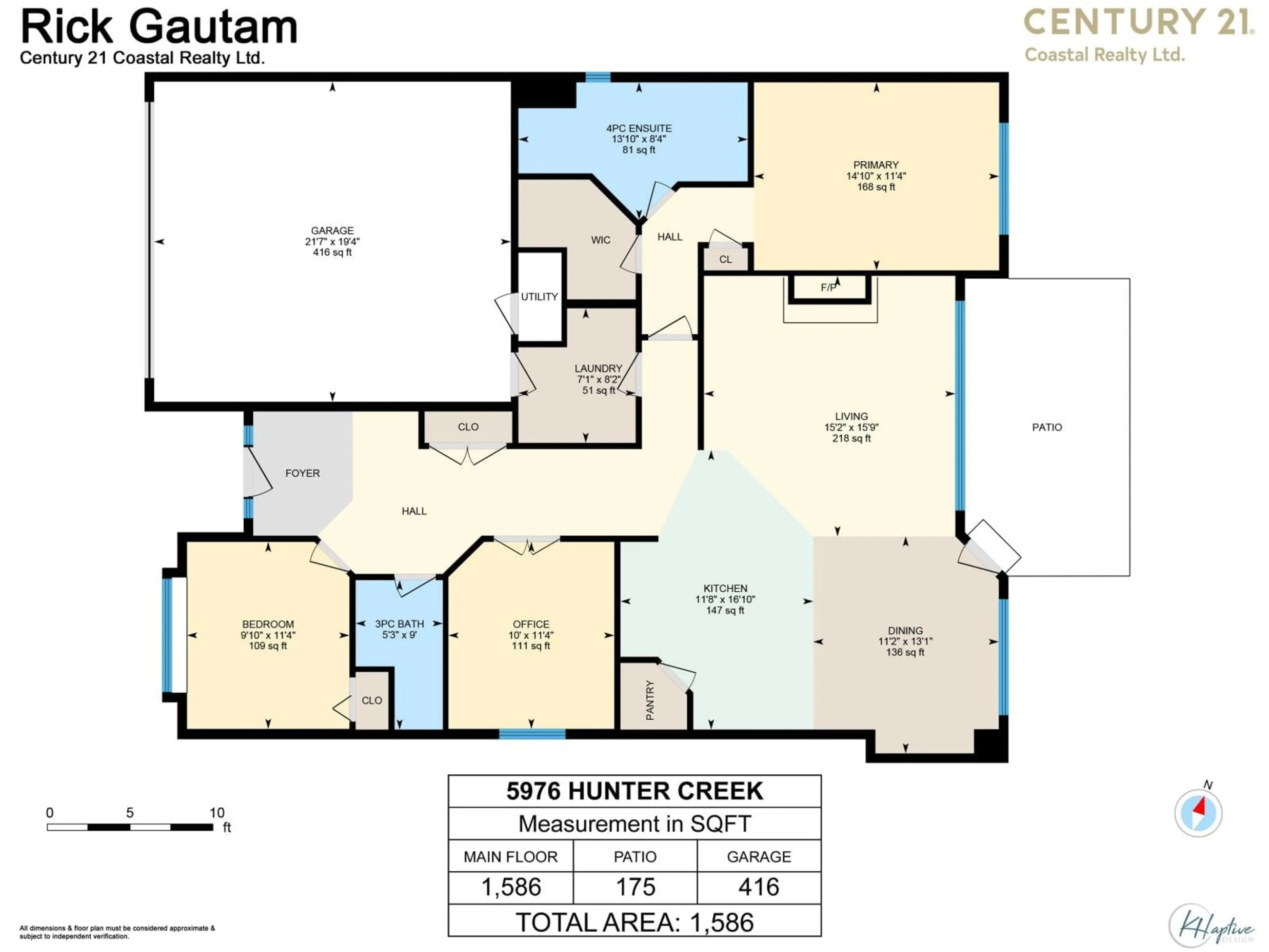 Floor plan for 5976 HUNTER CREEK CRESCENT, Chilliwack British Columbia V2R0B7