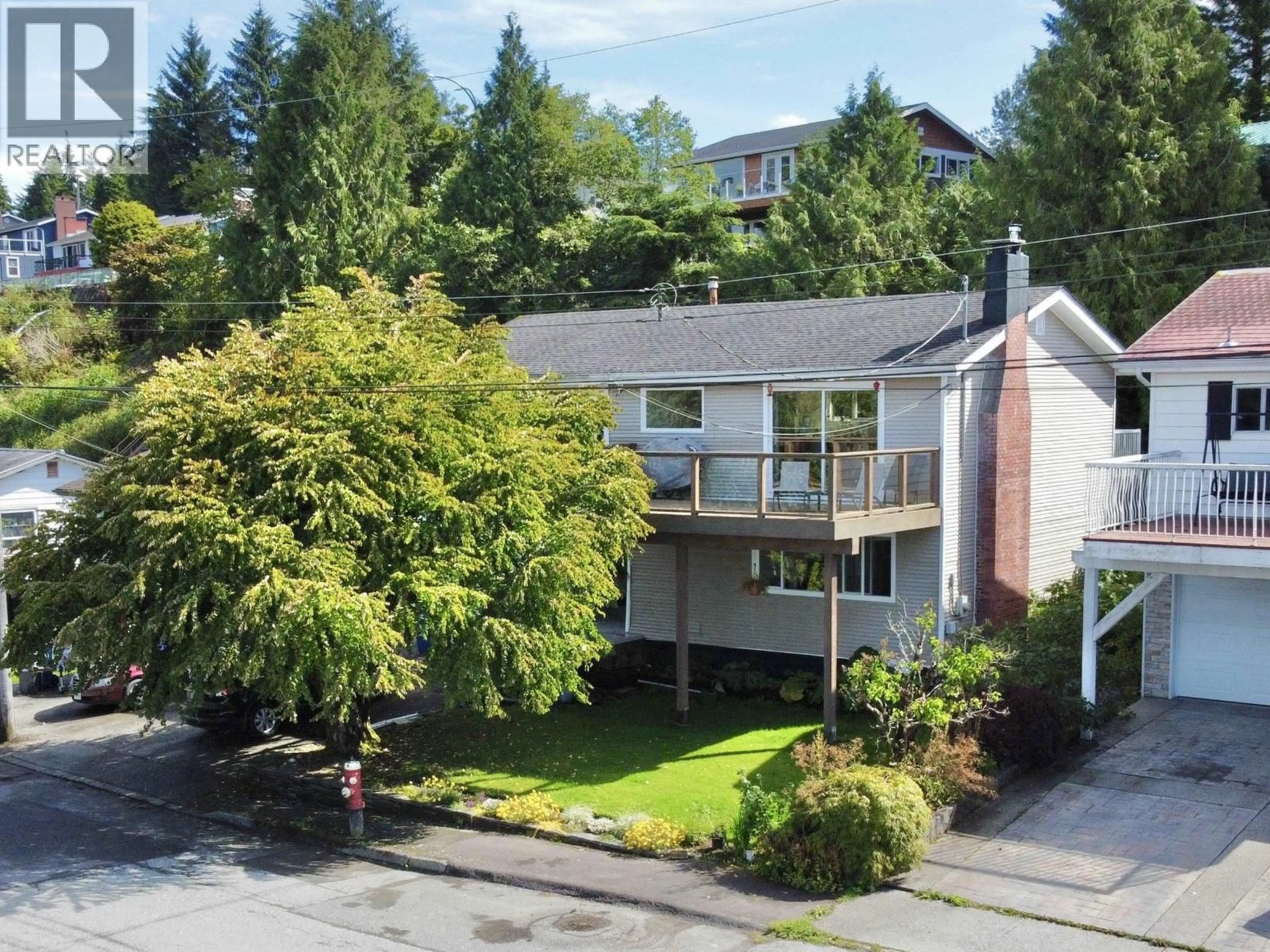 A pic from outside/outdoor area/front of a property/back of a property/a pic from drone, street for 1634 OVERLOOK STREET, Prince Rupert British Columbia V8J2C8