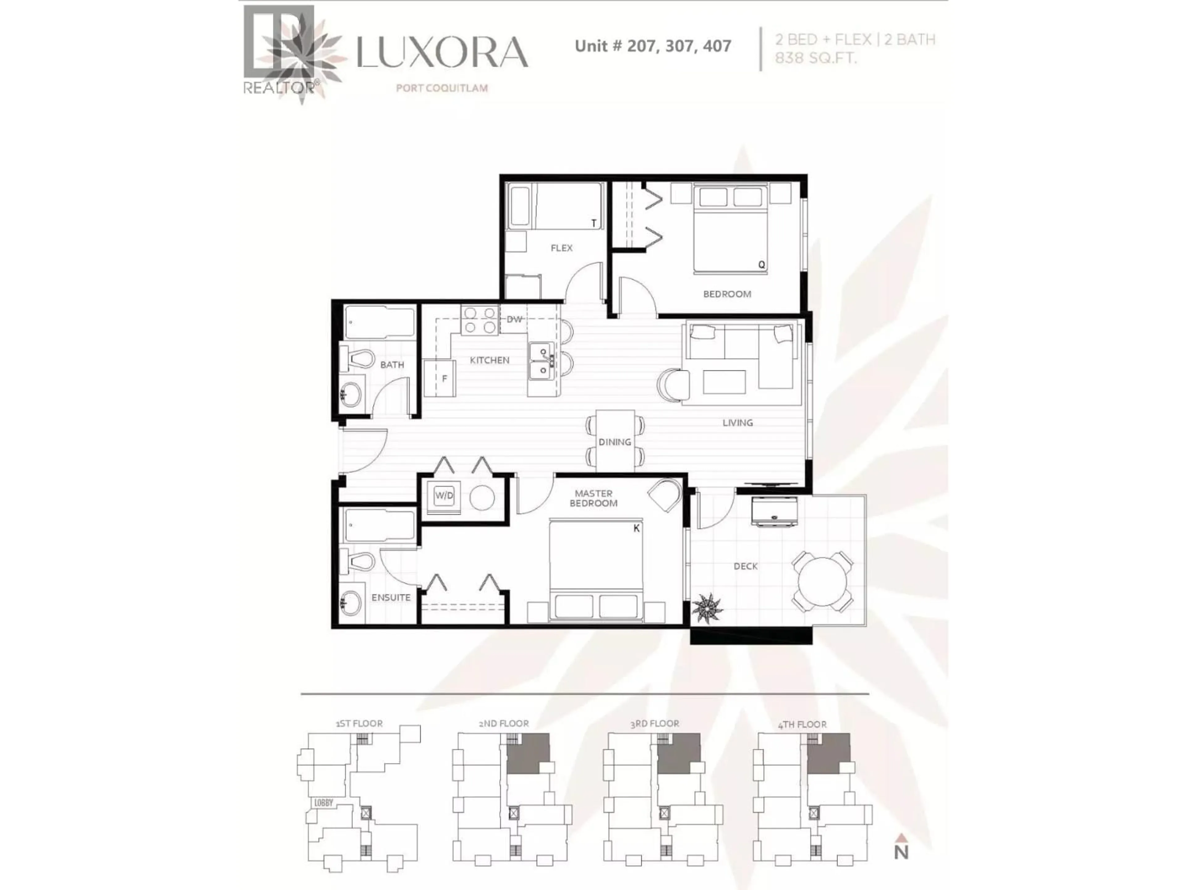 Floor plan for 407 - 2368 SHAUGHNESSY STREET, Port Coquitlam British Columbia V3C3E3