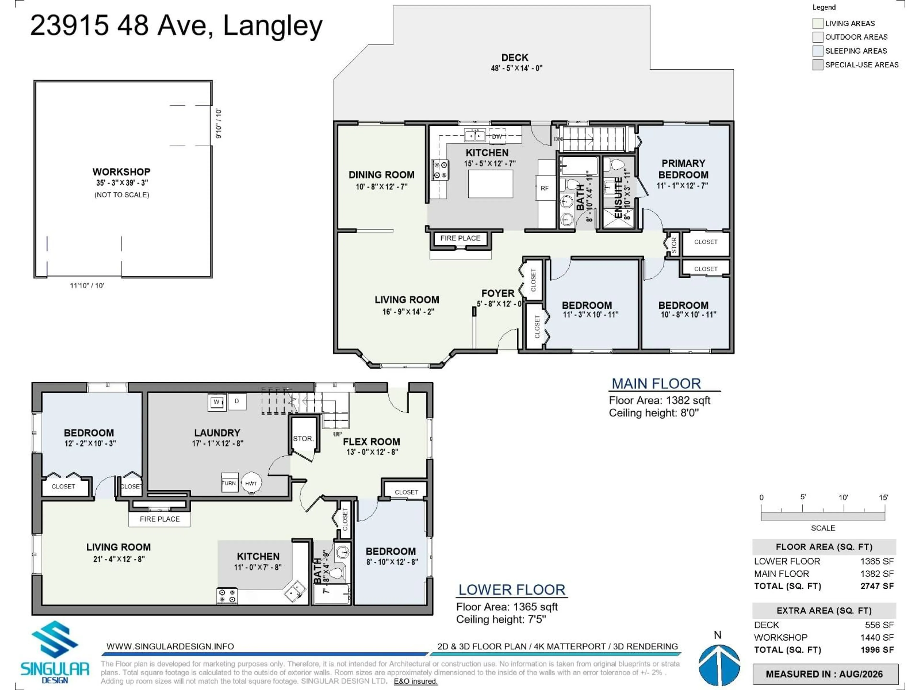Floor plan for 23915 48TH AVENUE, Langley British Columbia V2Z2T1