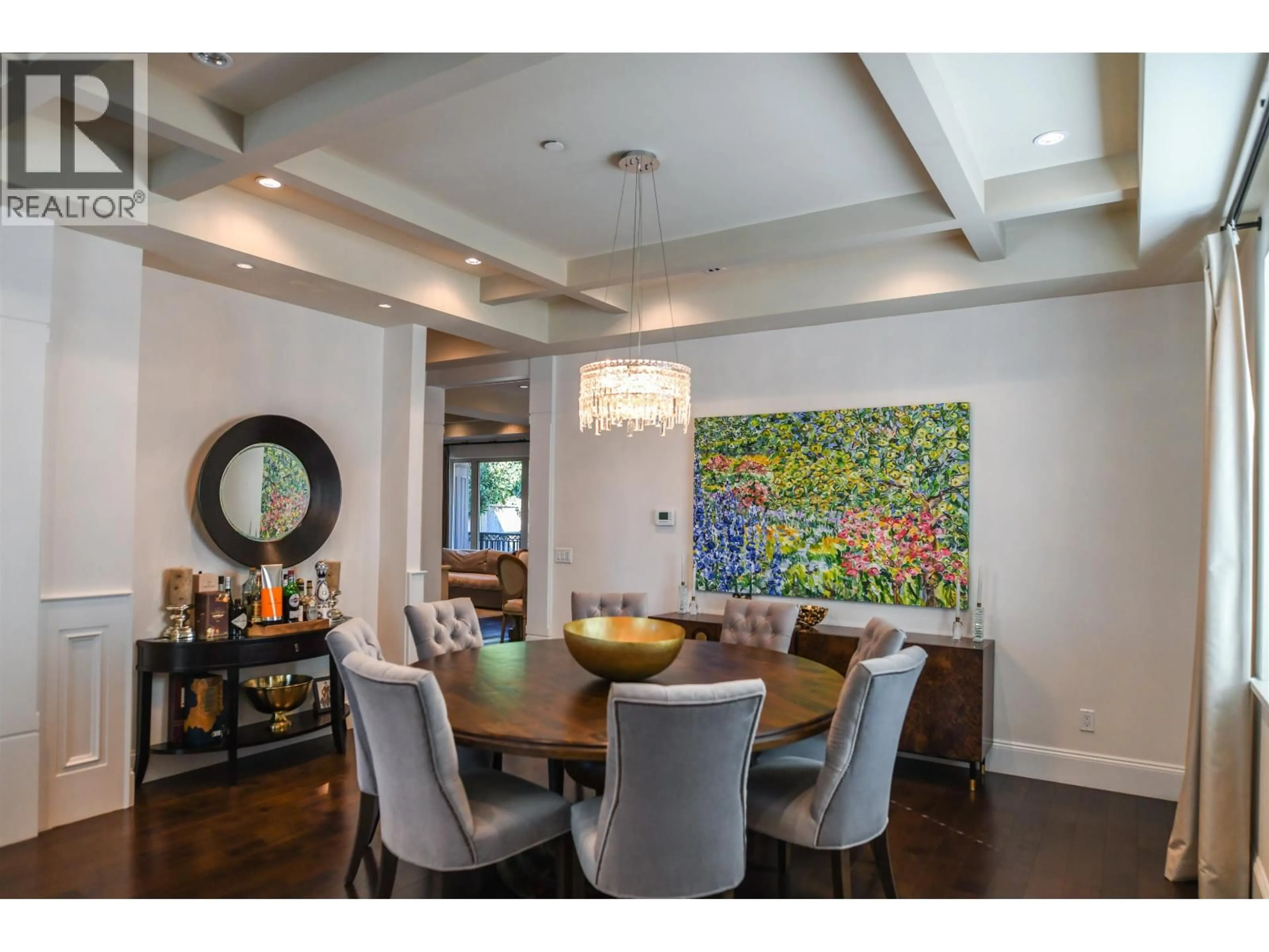 Dining room, wood/laminate floor for 3085 49 AVENUE, Vancouver British Columbia V6N0B5