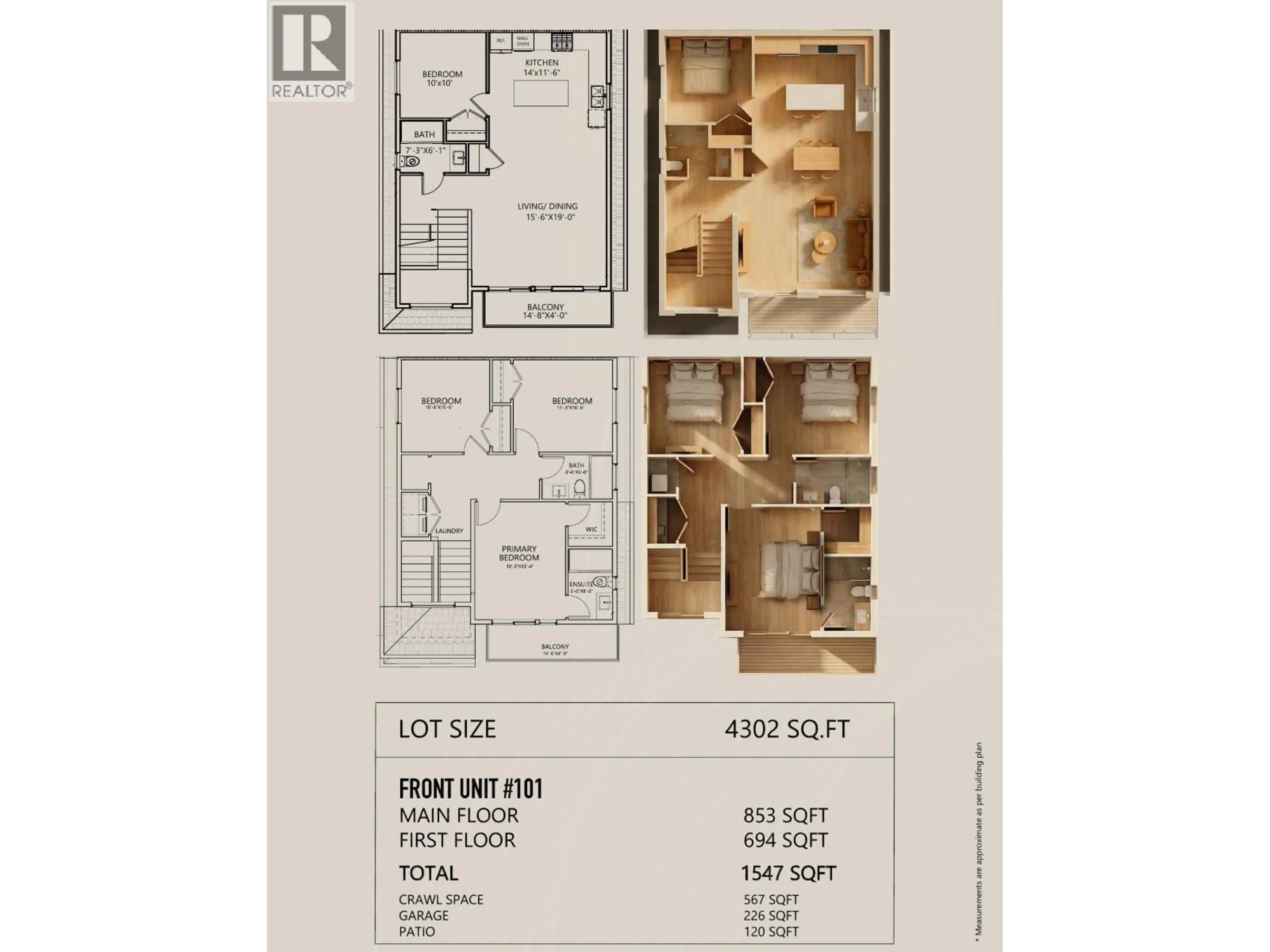 Floor plan for 101 - 1757 MORGAN AVENUE, Port Coquitlam British Columbia V3C1J6