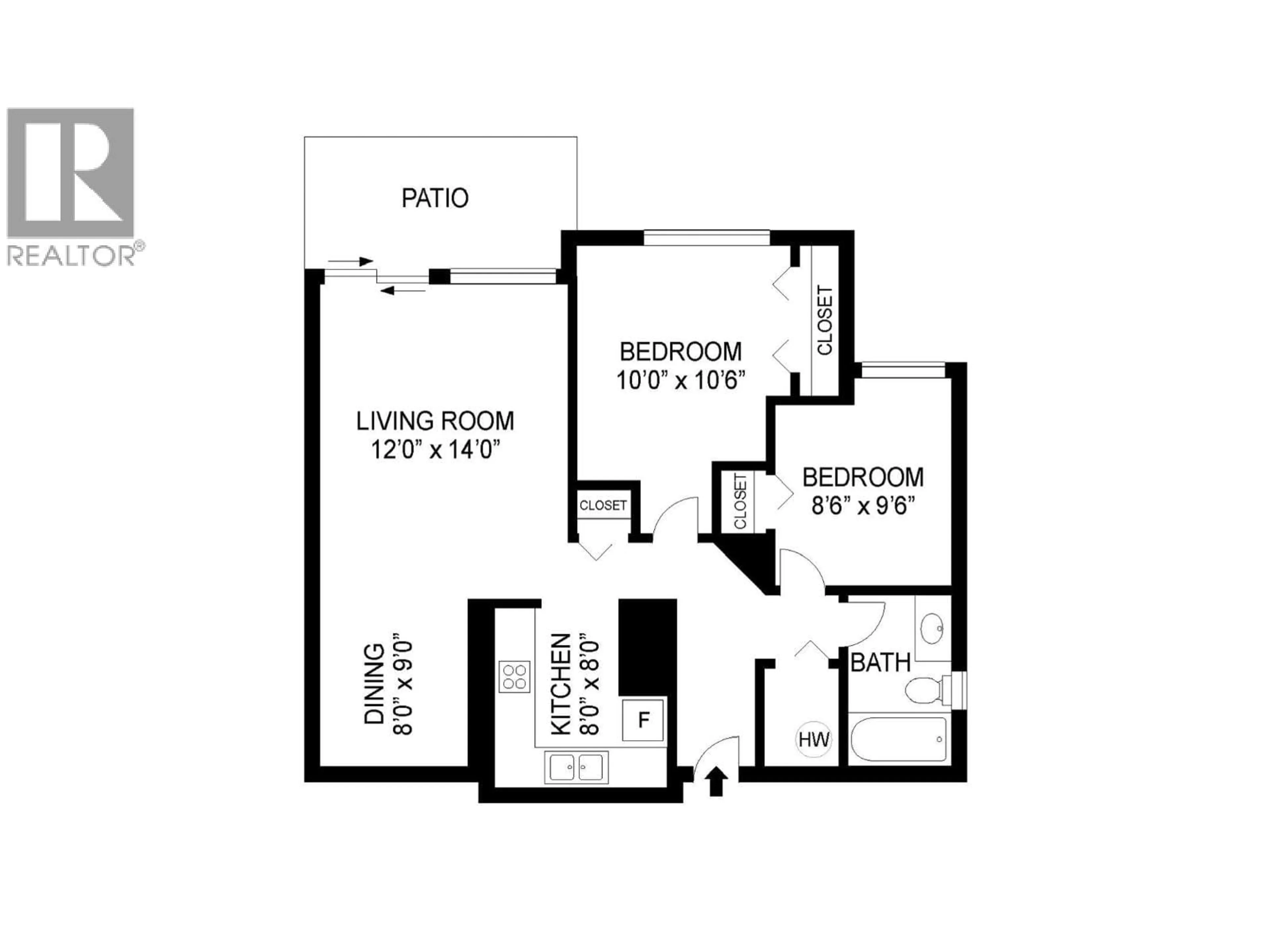 Floor plan for 307 - 11671 FRASER STREET, Maple Ridge British Columbia V2X6C4