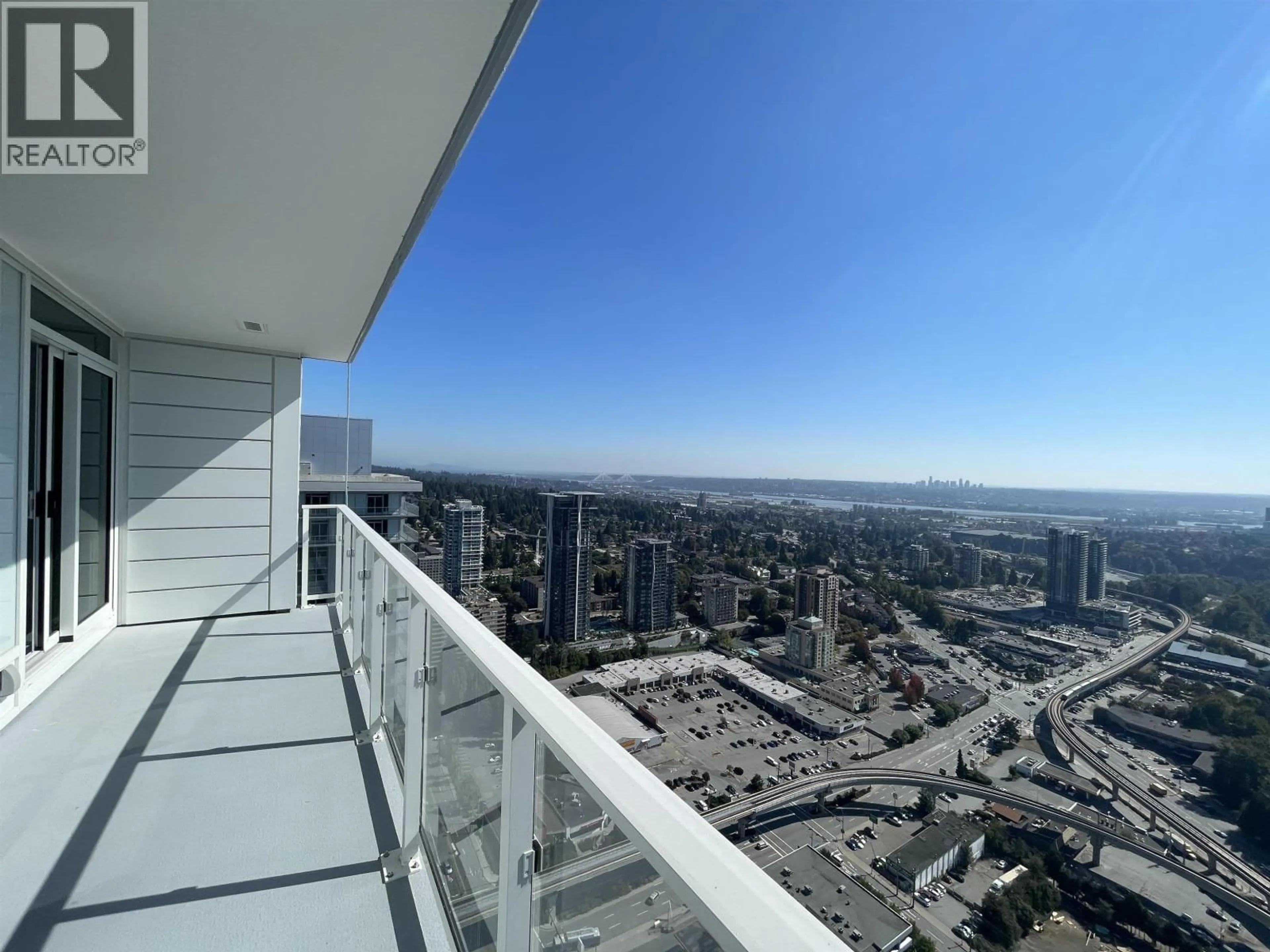 Balcony in the apartment, city buildings view from balcony for 3907 - 3833 EVERGREEN PLACE, Burnaby British Columbia V3J0M2