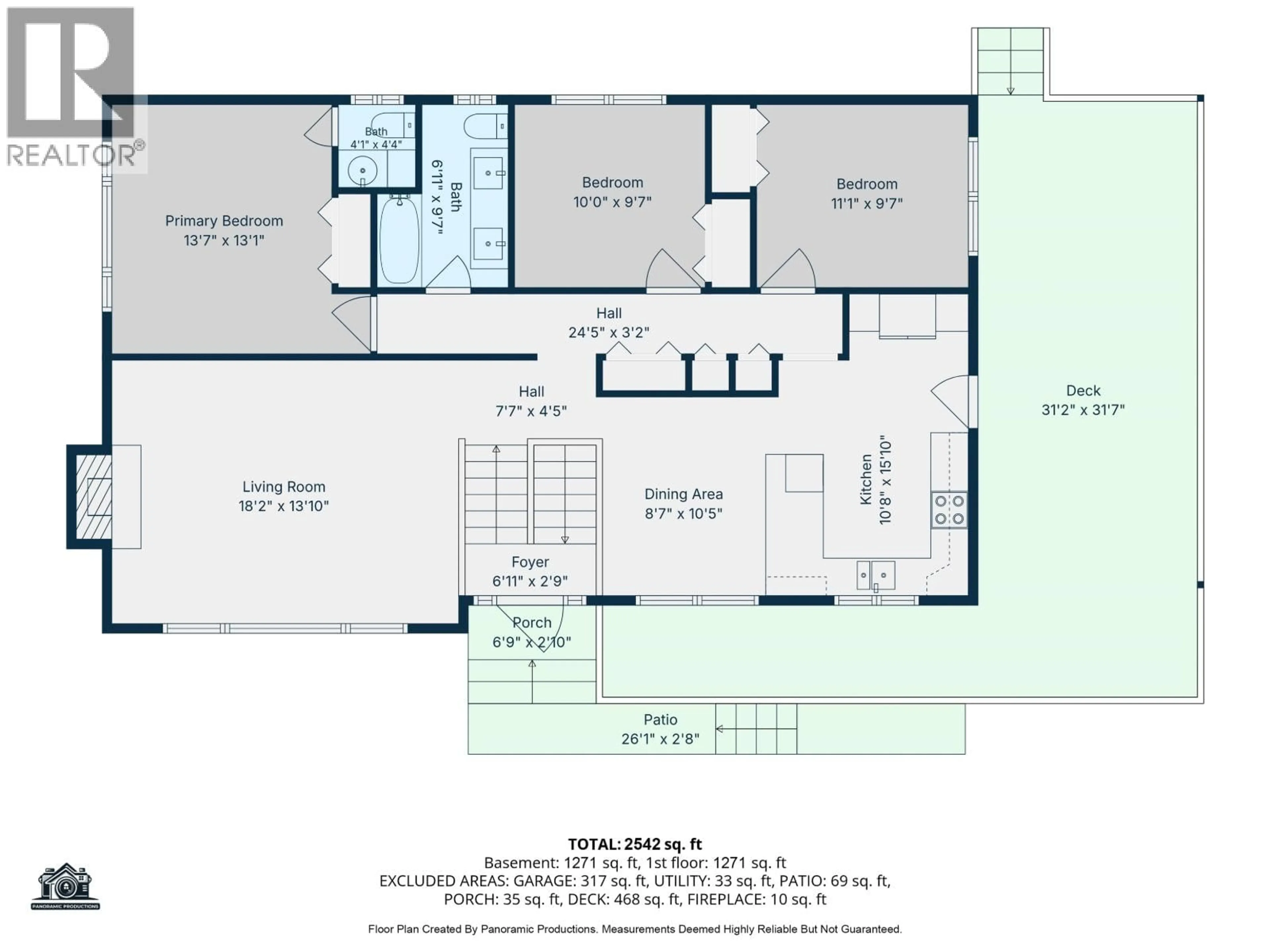 Floor plan for 1934 WHITE ROAD, Williams Lake British Columbia V2G5G9