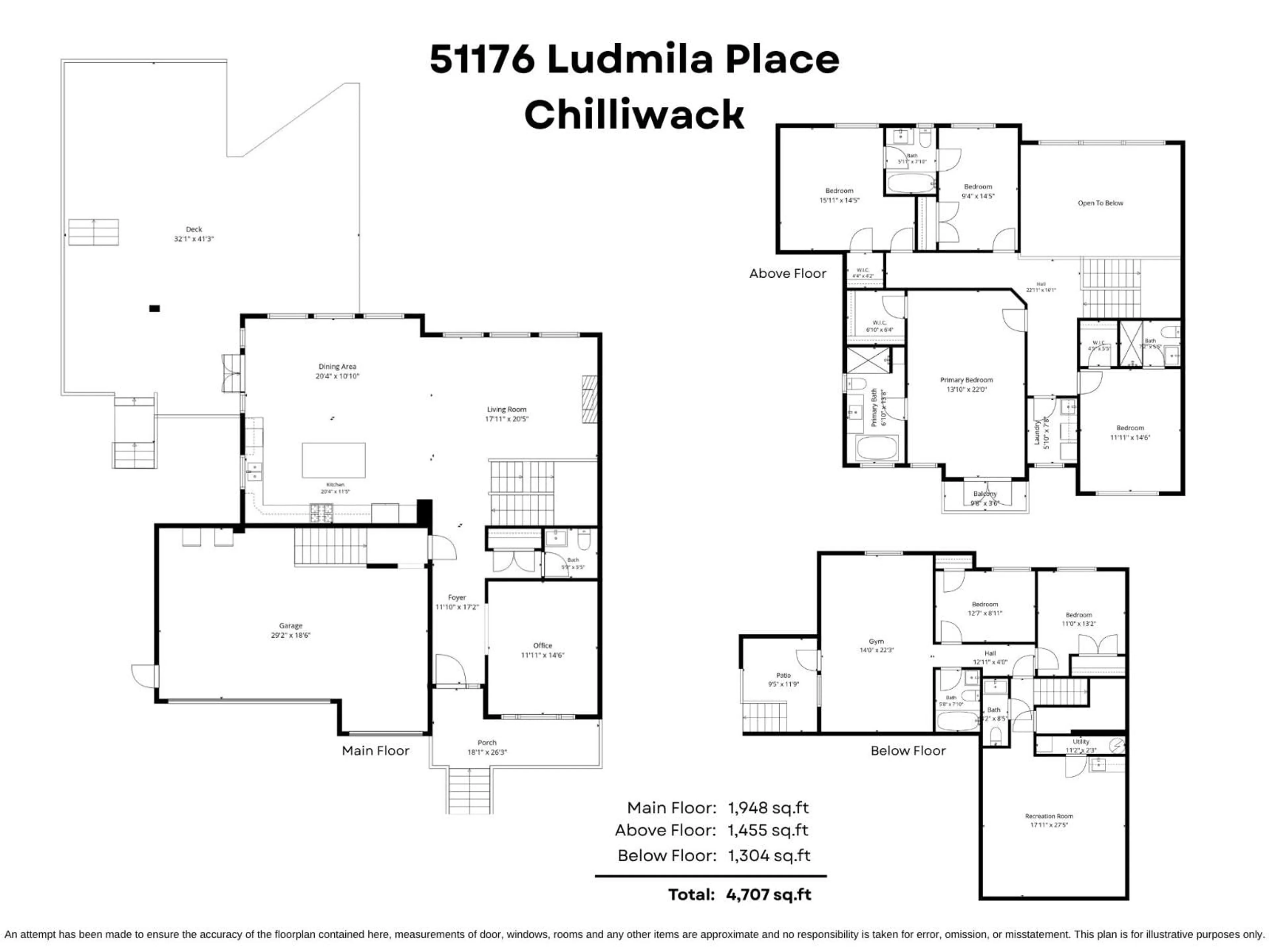 Floor plan for 51176 LUDMILA PLACE, Chilliwack British Columbia V4Z0C9