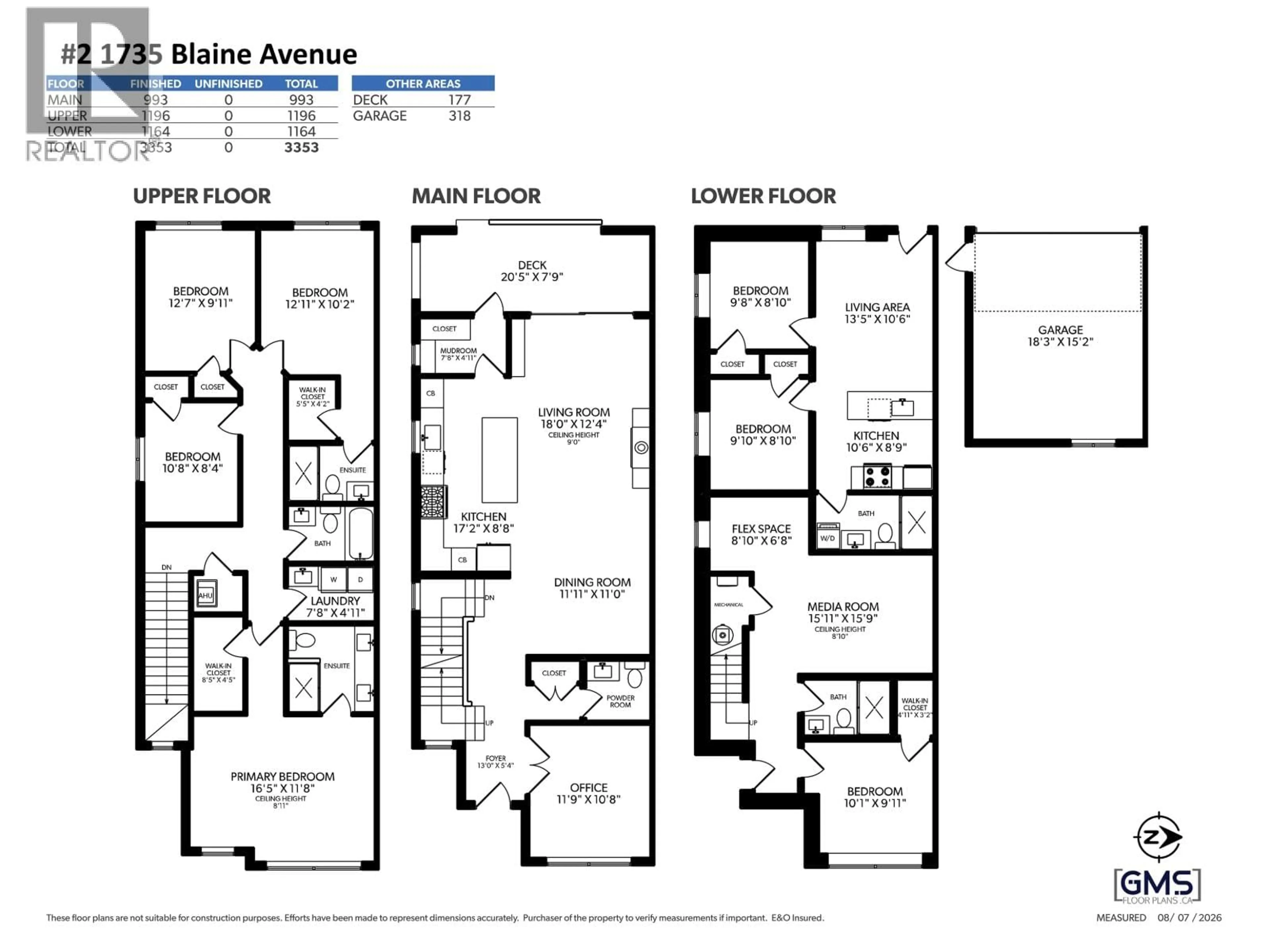 Floor plan for 2 - 1735 BLAINE AVENUE, Burnaby British Columbia V5A2L9