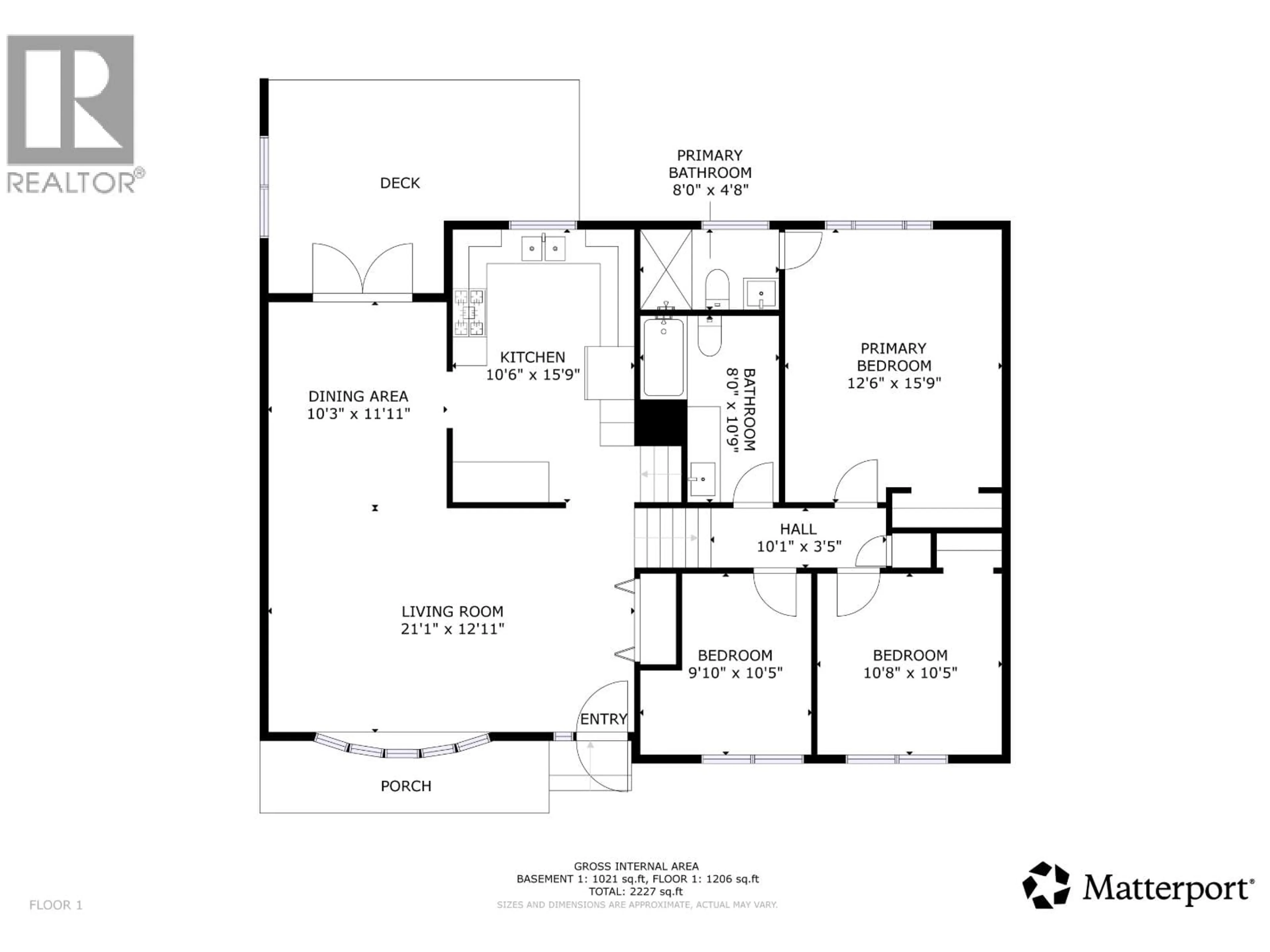 Floor plan for 9419 106 AVENUE, Fort St. John British Columbia V1J5L4