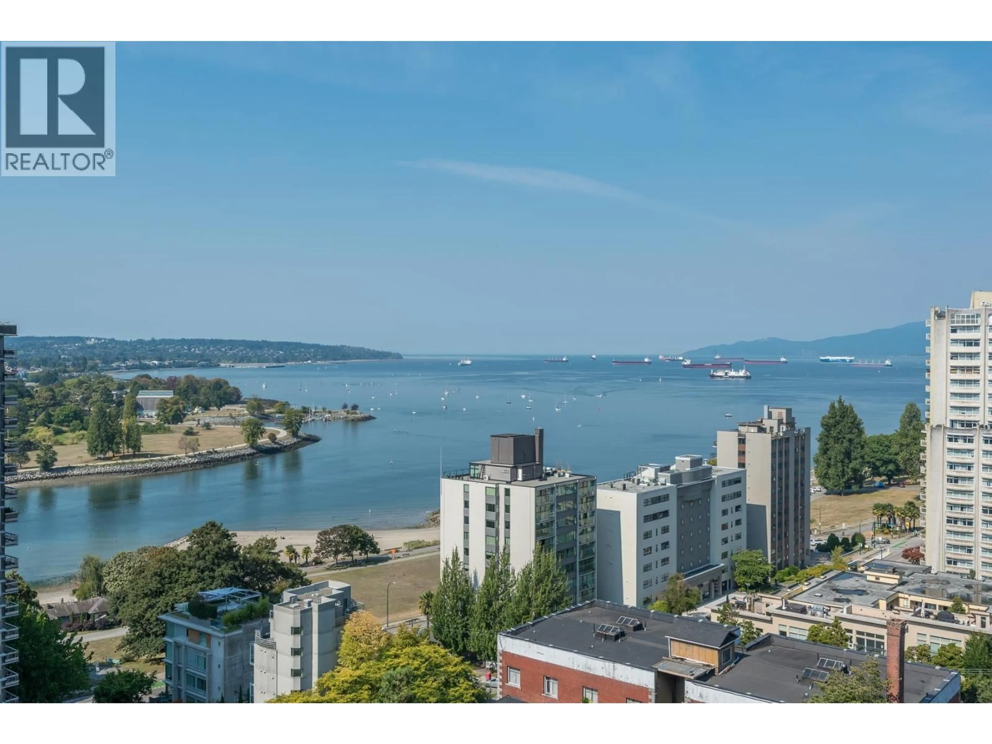 A pic from outside/outdoor area/front of a property/back of a property/a pic from drone, water/lake/river/ocean view for 1401 - 1146 HARWOOD STREET, Vancouver British Columbia V6E3V1