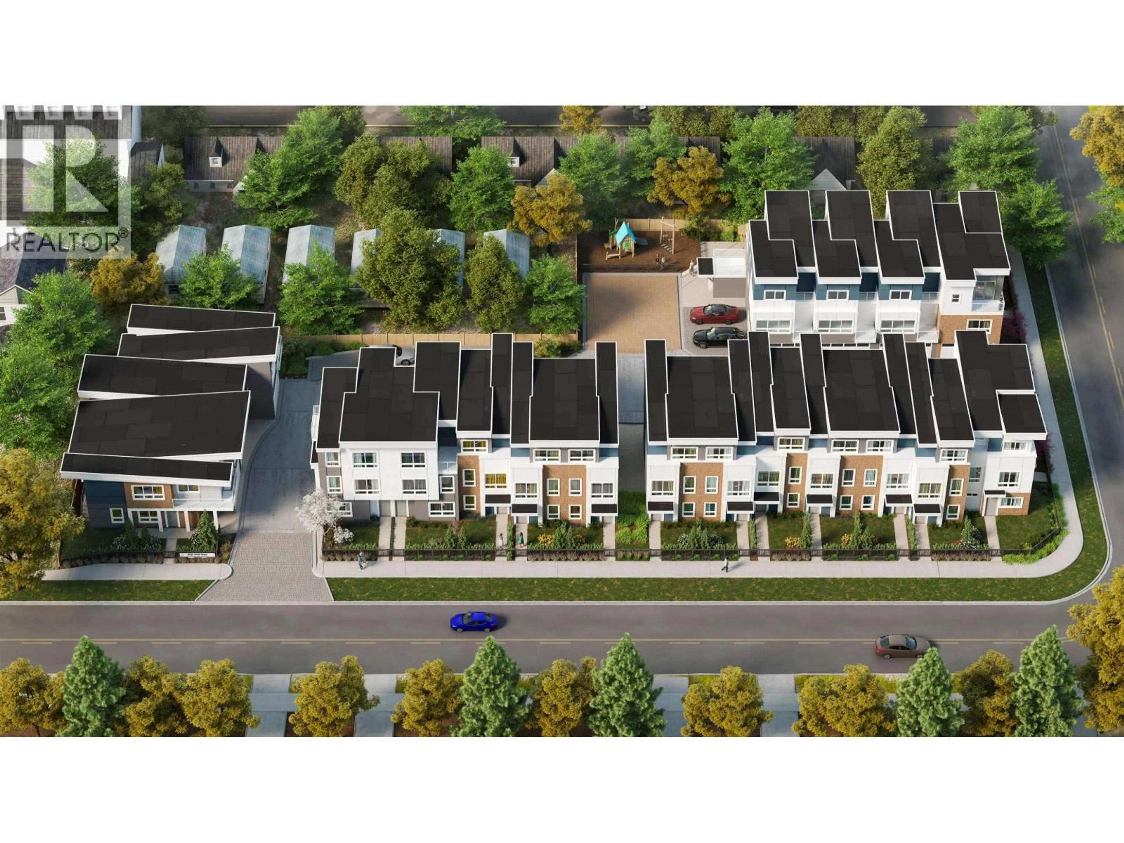 A pic from outside/outdoor area/front of a property/back of a property/a pic from drone, street for 2 - 3033 SHELL ROAD, Richmond British Columbia V6X0B8