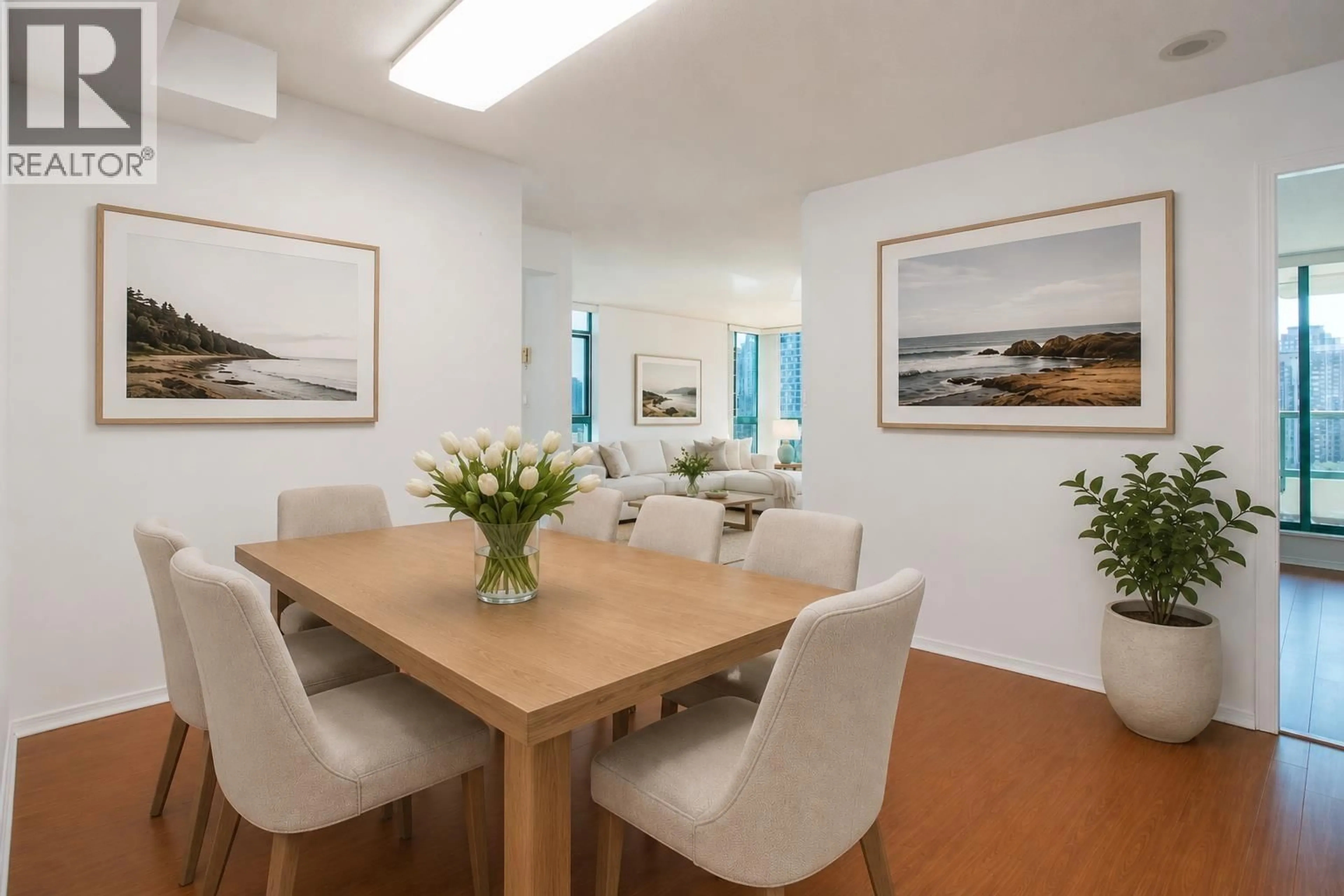 Dining room, wood/laminate floor for 1603 - 5833 WILSON AVENUE, Burnaby British Columbia V5H4R8