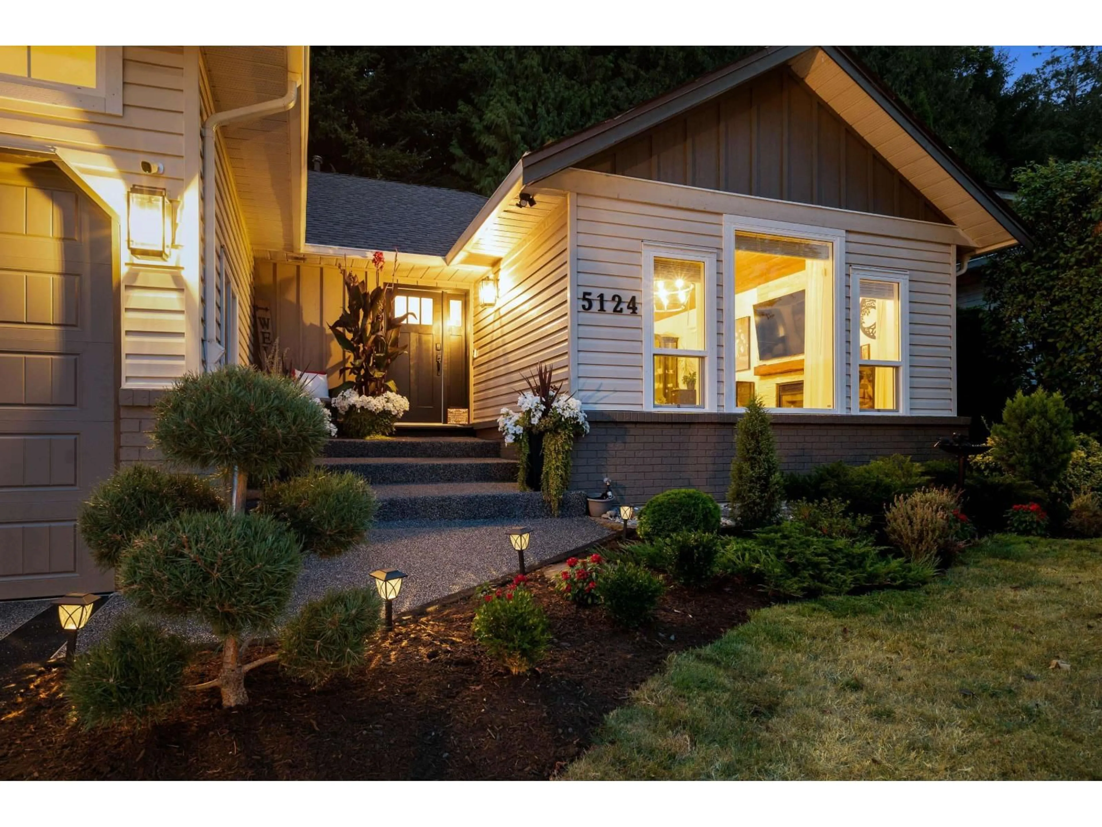 Home with vinyl exterior material, street for 5124 219A STREET, Langley British Columbia V3A8P8