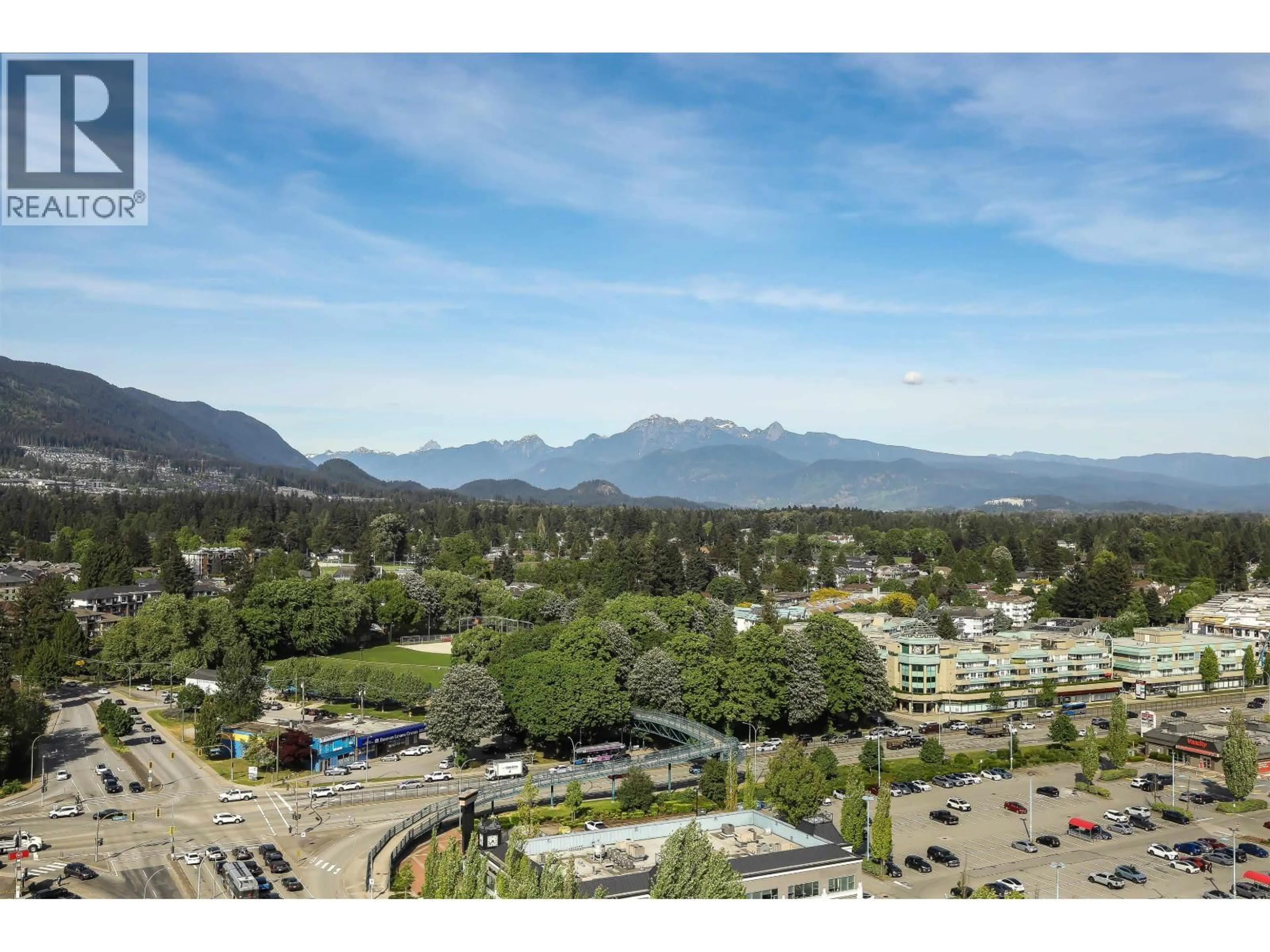 A pic from outside/outdoor area/front of a property/back of a property/a pic from drone, mountain view for 2106 - 2789 SHAUGHNESSY STREET, Port Coquitlam British Columbia V3C0C3