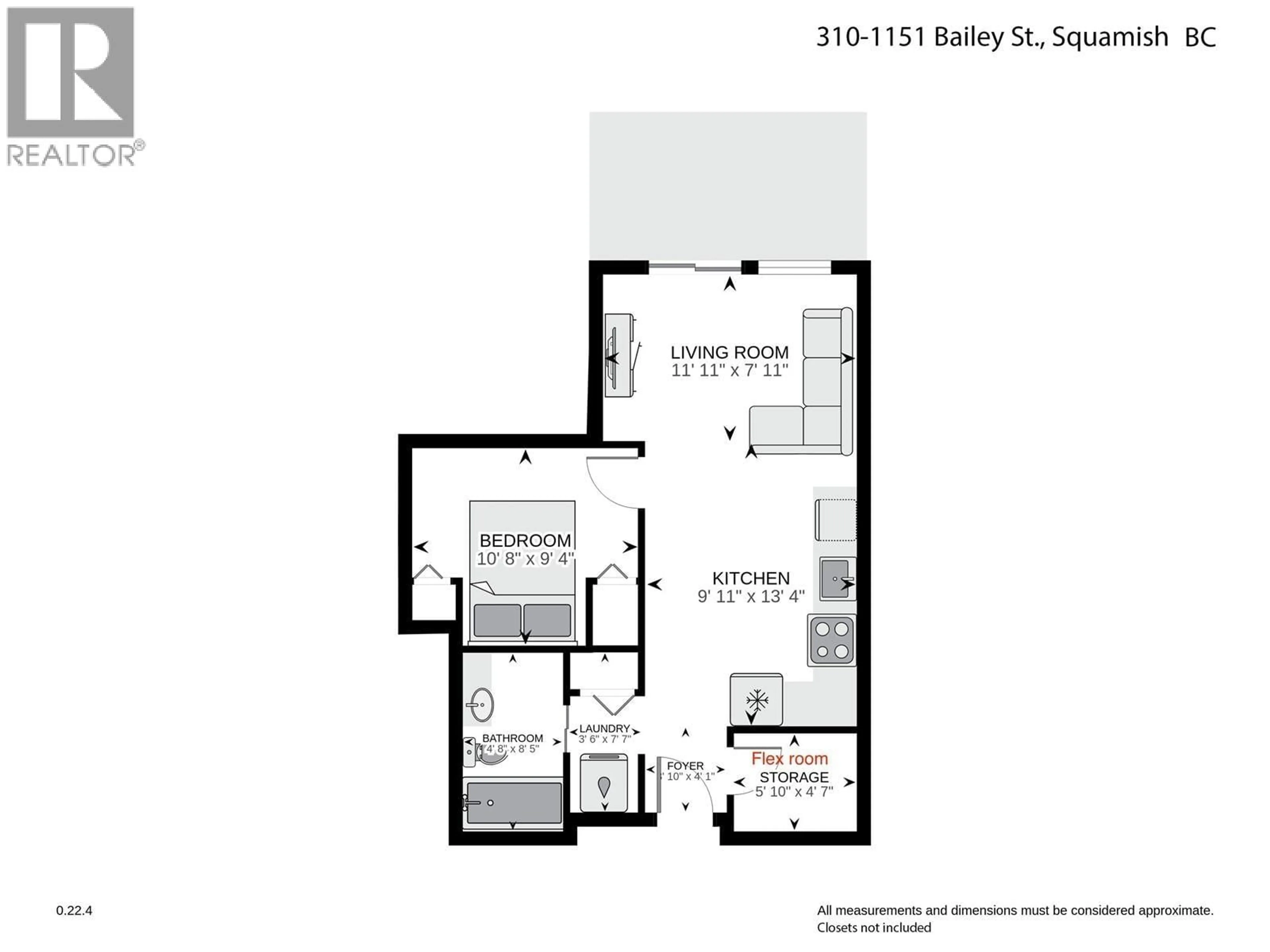 Floor plan for 310 - 1150 BAILEY STREET, Squamish British Columbia V8B0R4