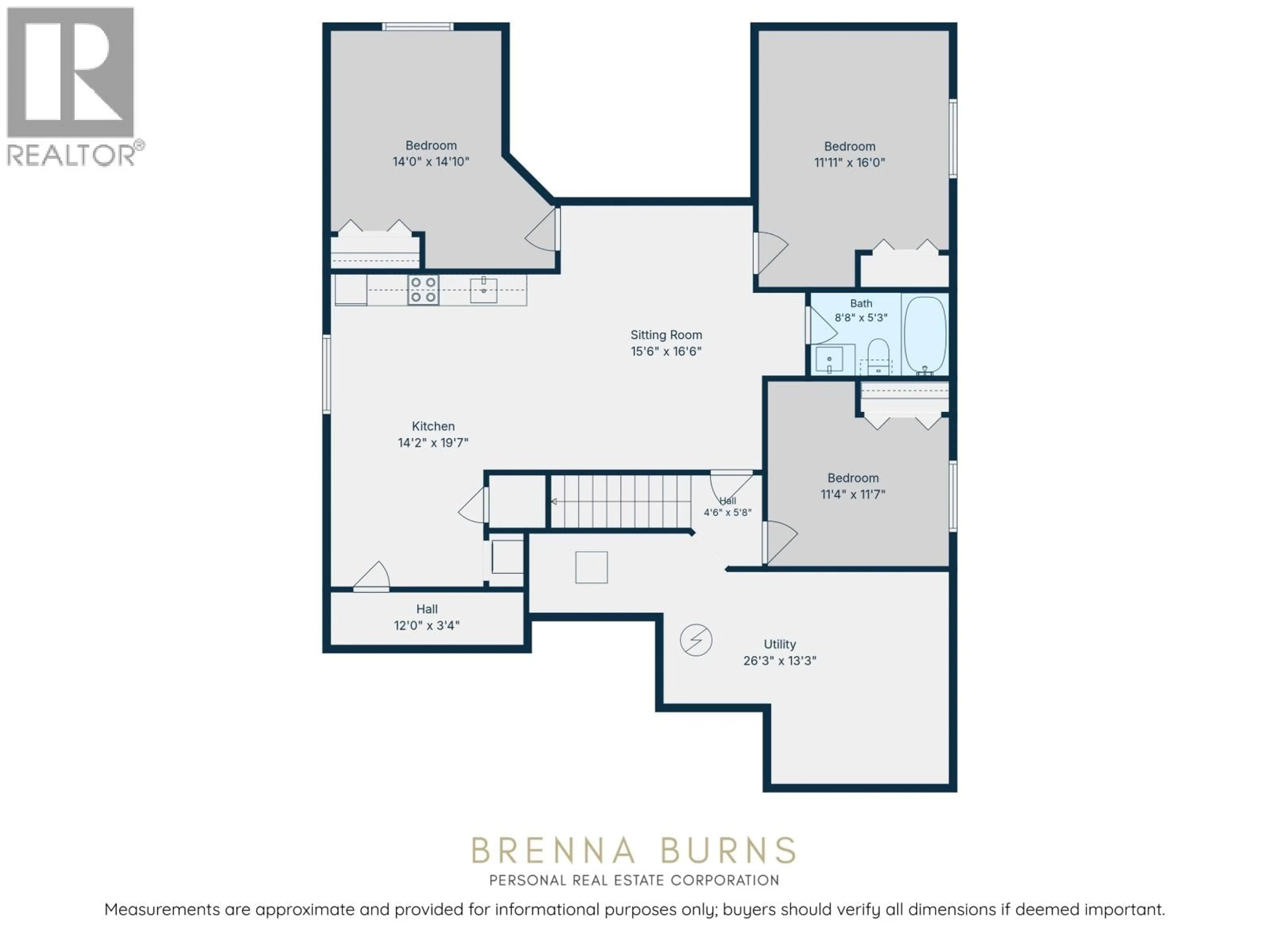 Floor plan for 10612 114A AVENUE, Fort St. John British Columbia V1J0S1
