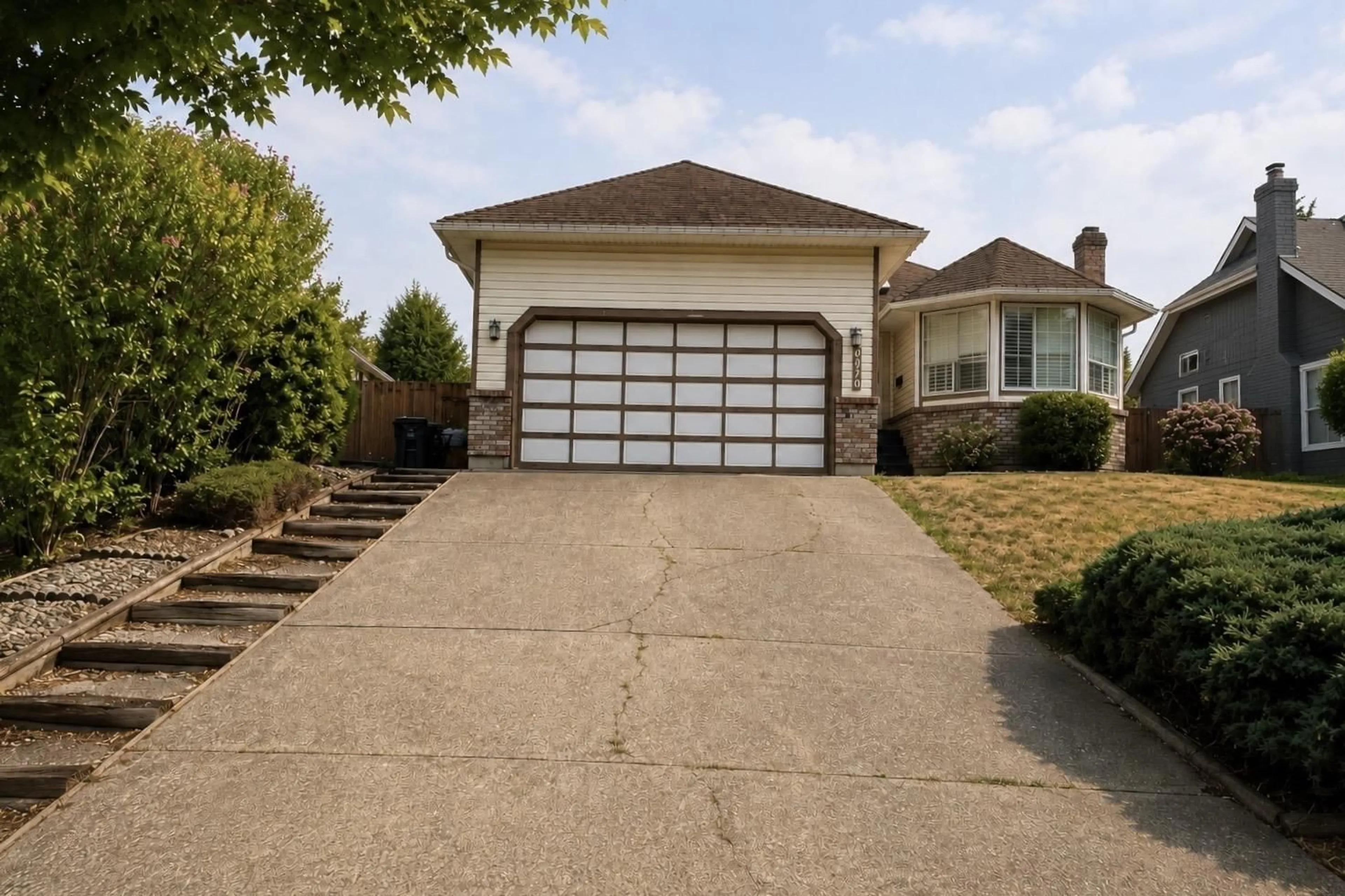 Home with vinyl exterior material, street for 6470 179A STREET, Surrey British Columbia V3S7J9