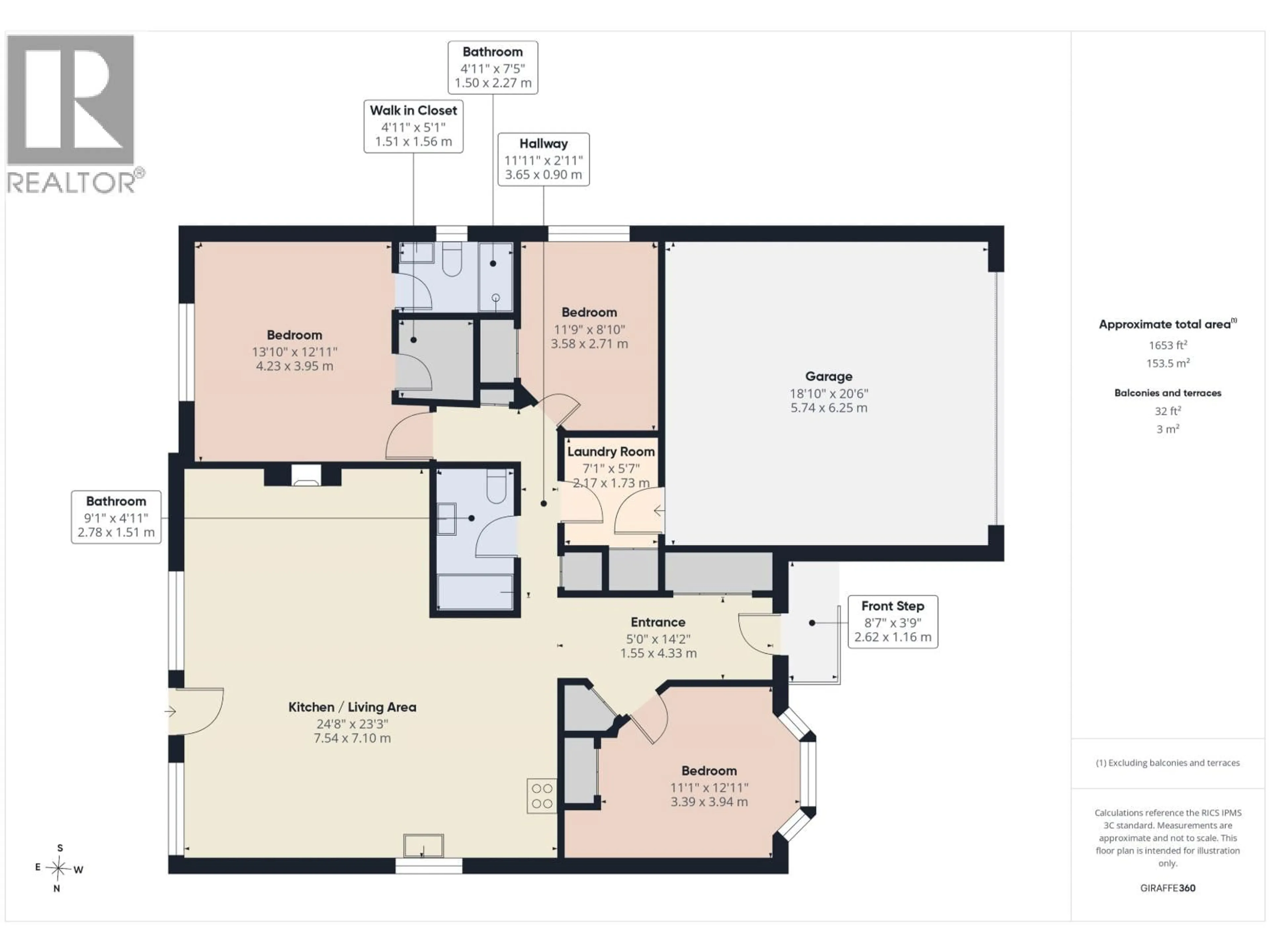 Floor plan for 108 BRAHMA CRESCENT, Williams Lake British Columbia V2G4T7