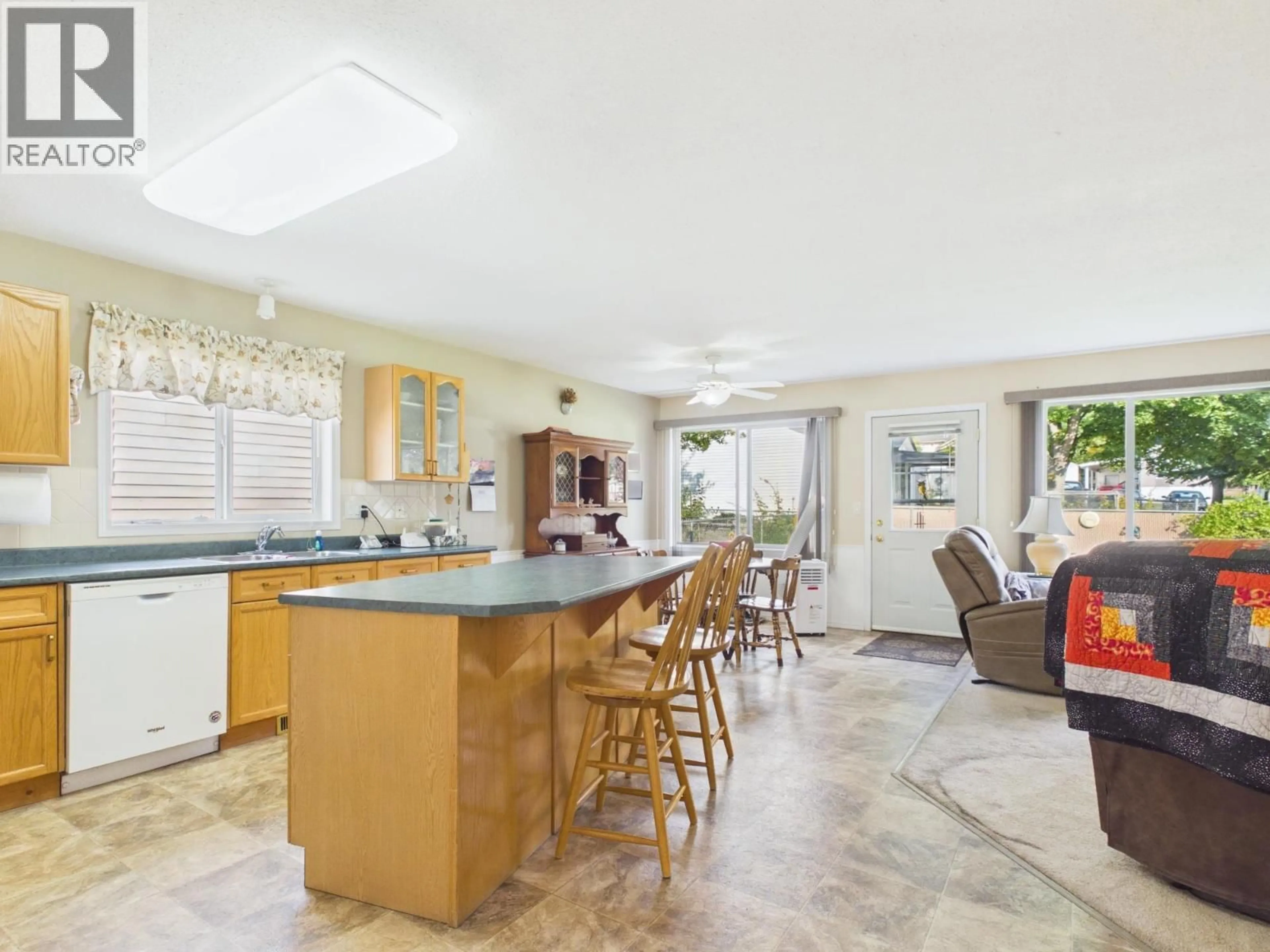 Open concept kitchen, ceramic/tile floor for 108 BRAHMA CRESCENT, Williams Lake British Columbia V2G4T7