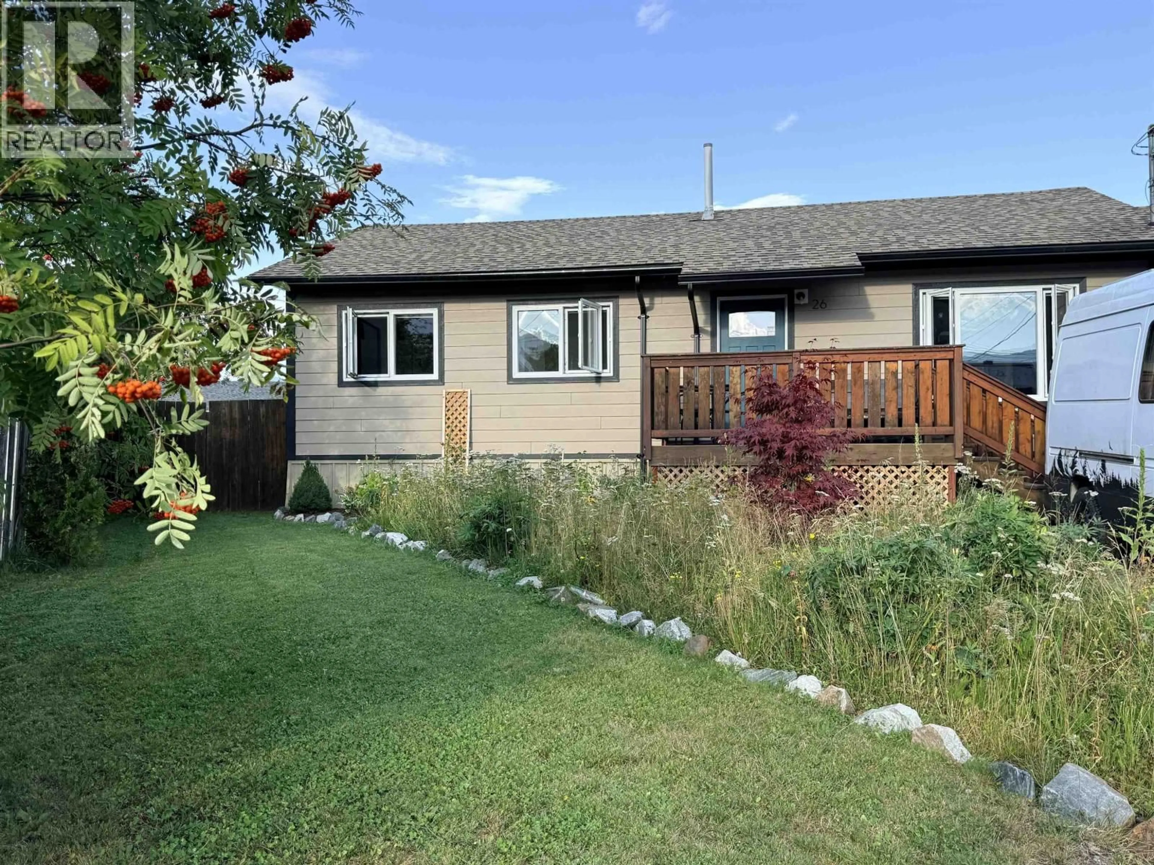 A pic from outside/outdoor area/front of a property/back of a property/a pic from drone, street for 26 NASS STREET, Kitimat British Columbia V8C2A2