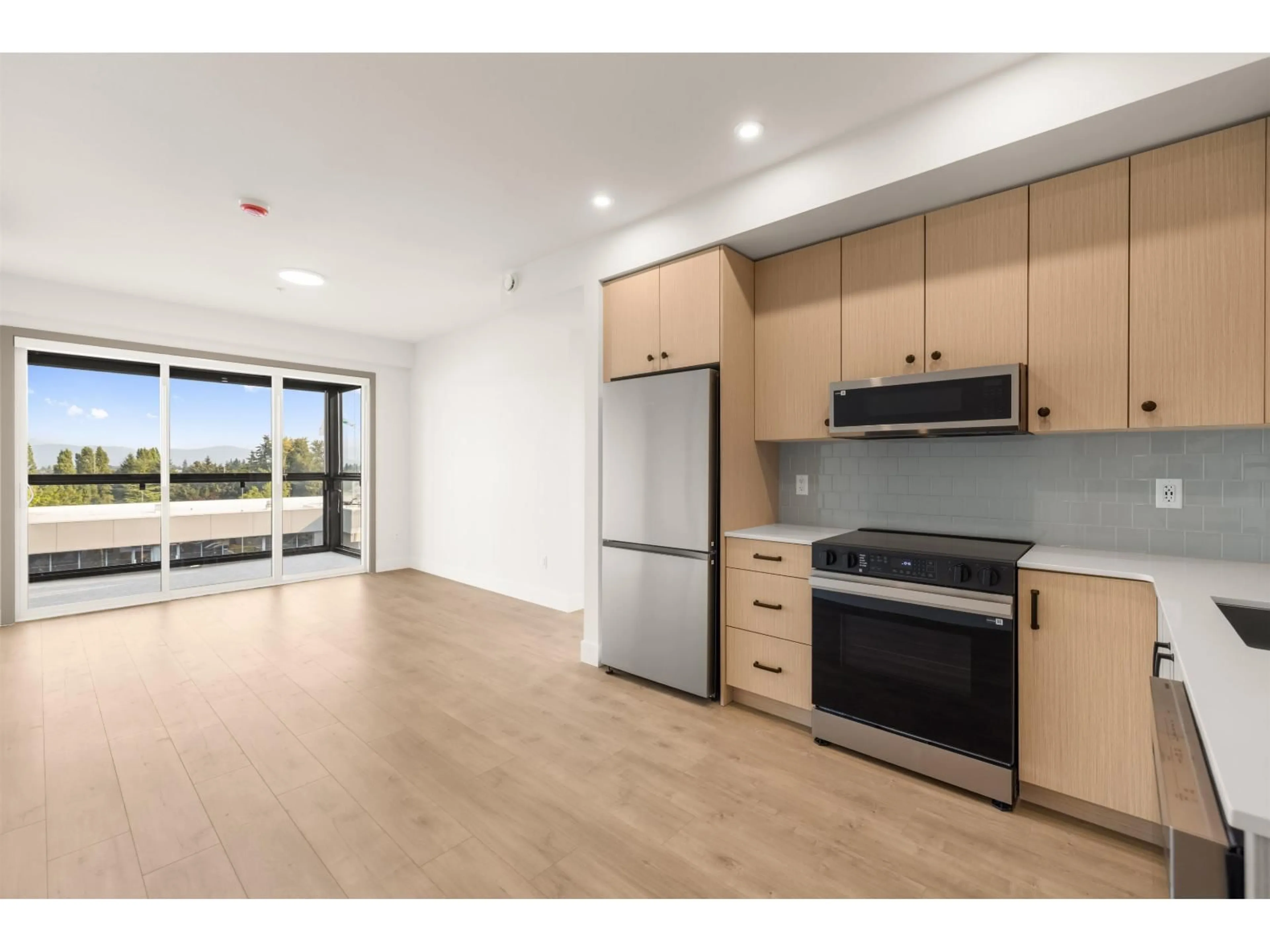 Standard kitchen, wood/laminate floor for 208 - 32528 SIMON AVENUE, Abbotsford British Columbia V0V0V0