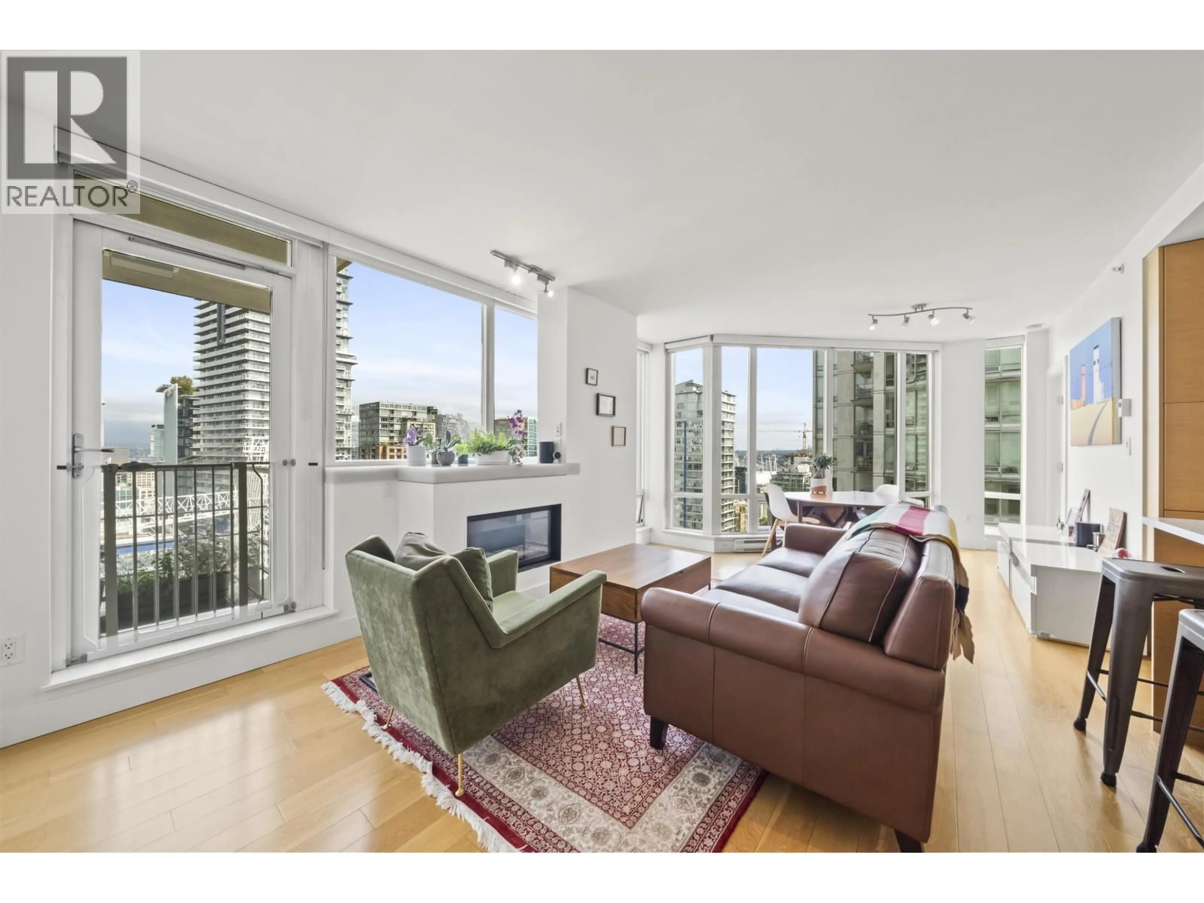 Living room with furniture, unknown for 2505 - 565 SMITHE STREET, Vancouver British Columbia V6B0E4