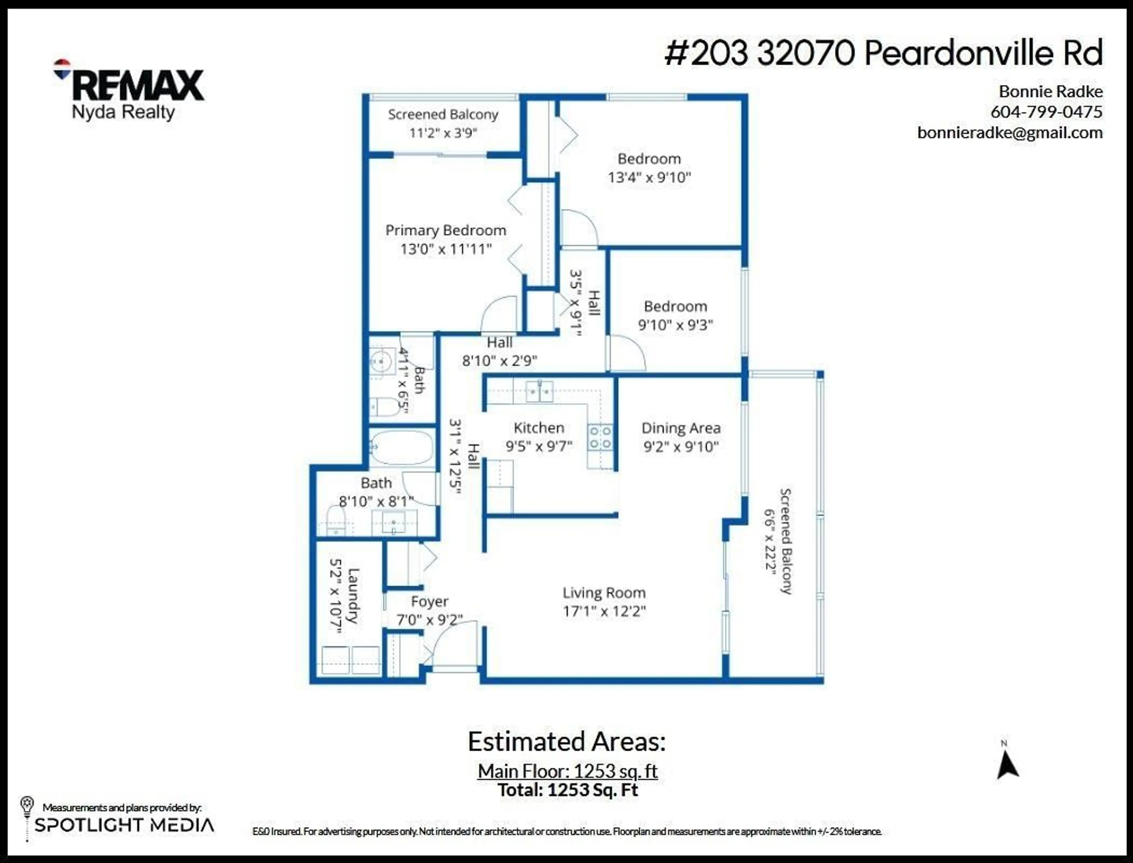 Floor plan for 203 - 32070 PEARDONVILLE ROAD, Abbotsford British Columbia V2T6N9